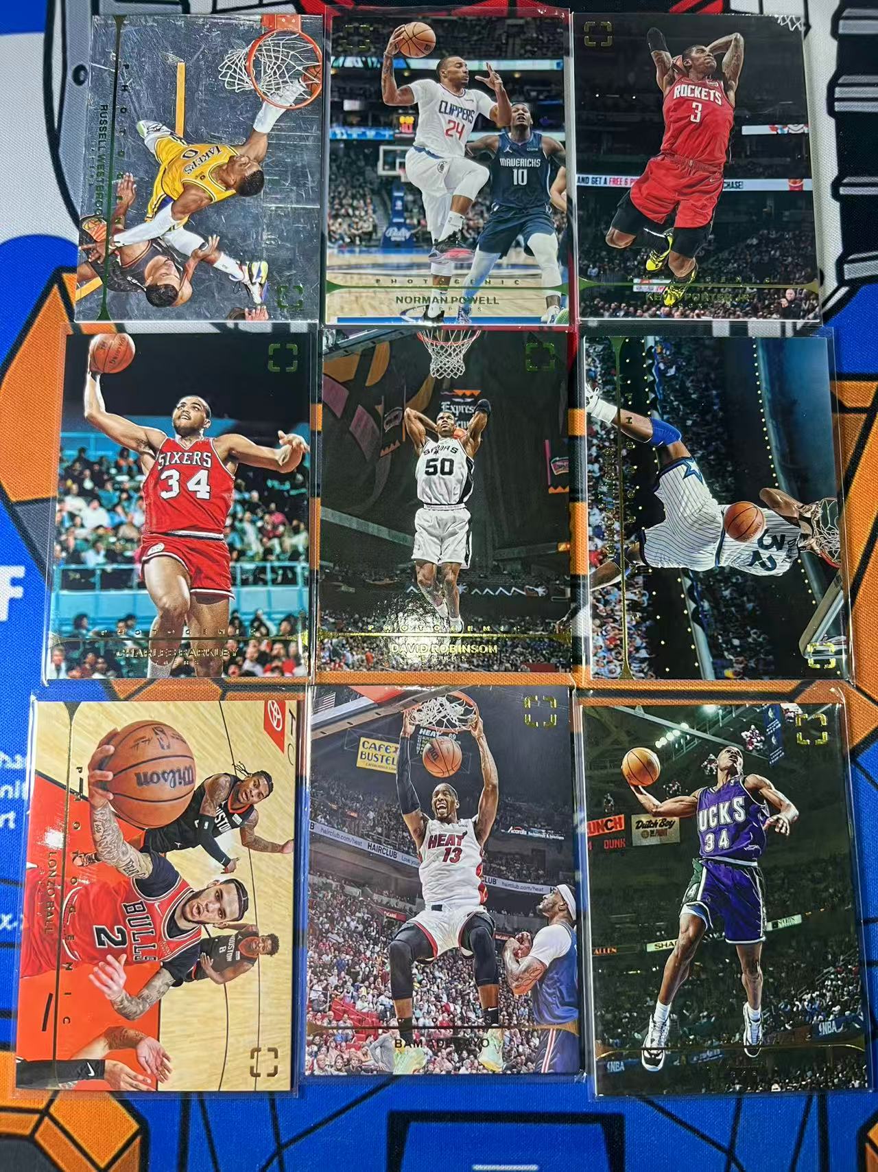 2021-22 Panini PaniniPhotoGenicNBA Tyler Herro 【上镜元年系列专卖】威少、巴克利、鲍尔、罗宾逊等9人 BASE(9张)GT拍卖#15