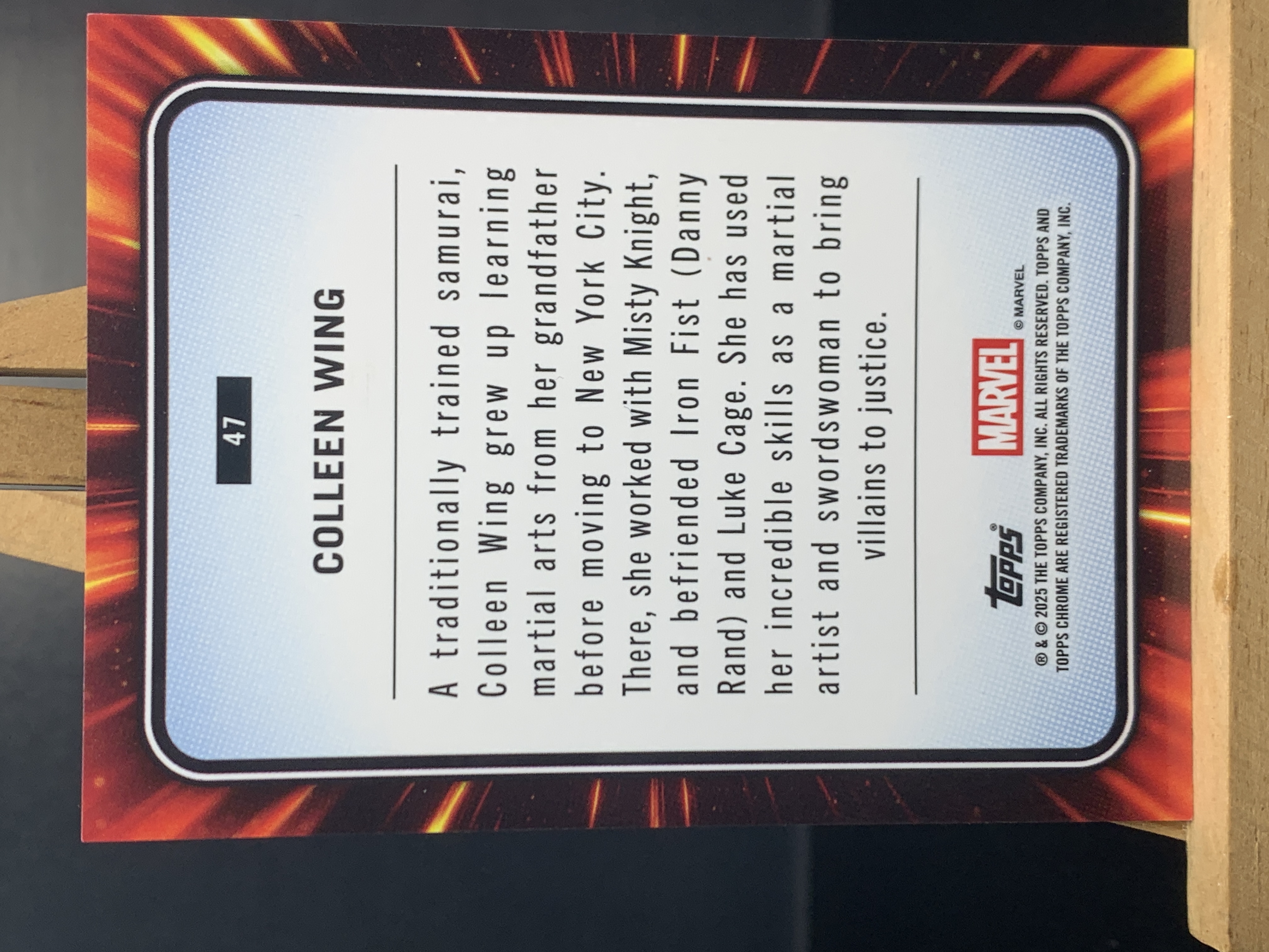 (B2) 2025 Topps 漫威 BASE 科琳 温 实卡好看 收藏凑套必备 卡品如图 !!!
