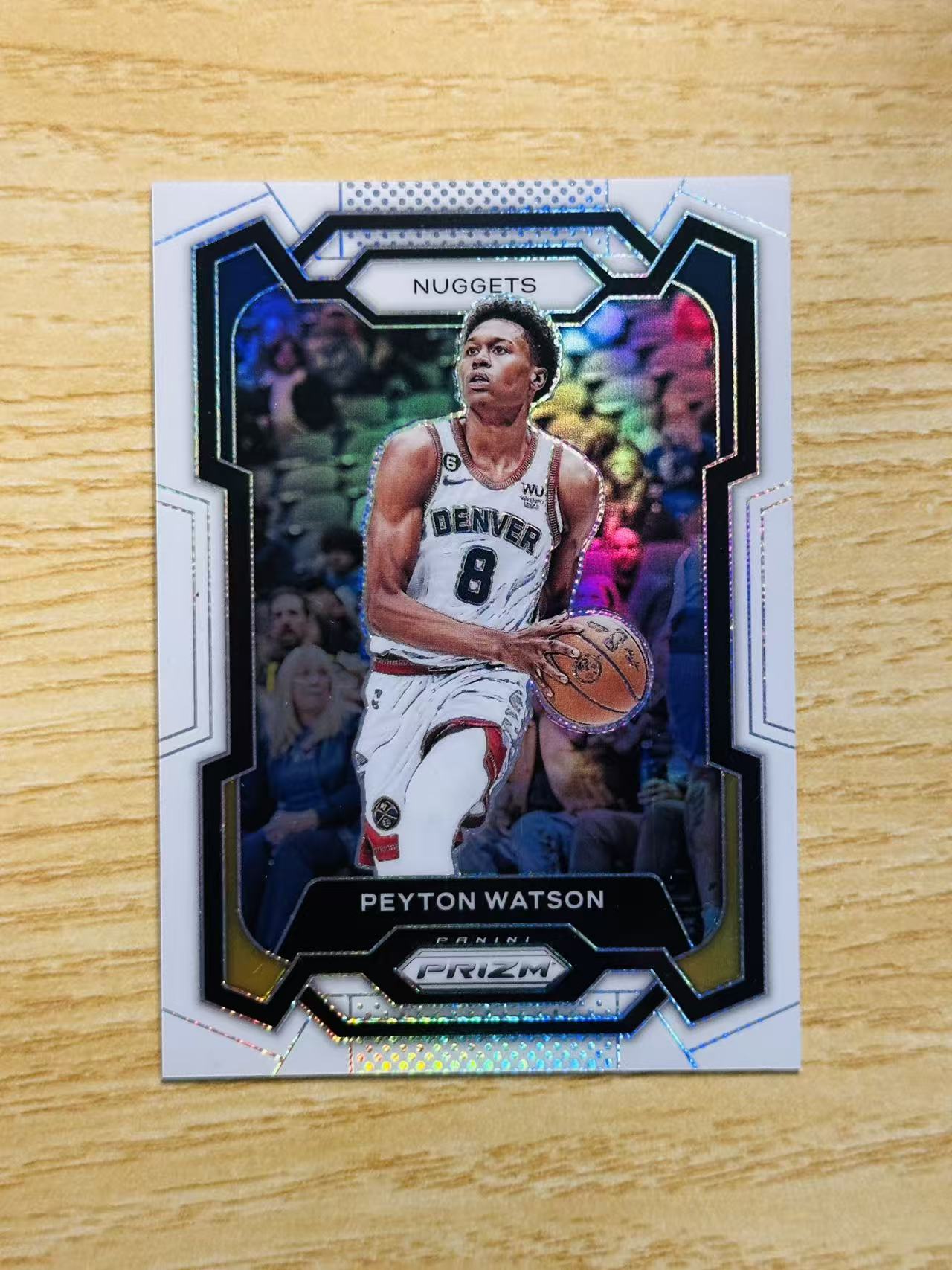 2023-24 Panini Prizm Peyton Watson 嘿嘿代卖 佩顿 沃特森 白折 175编 掘金 收藏必备