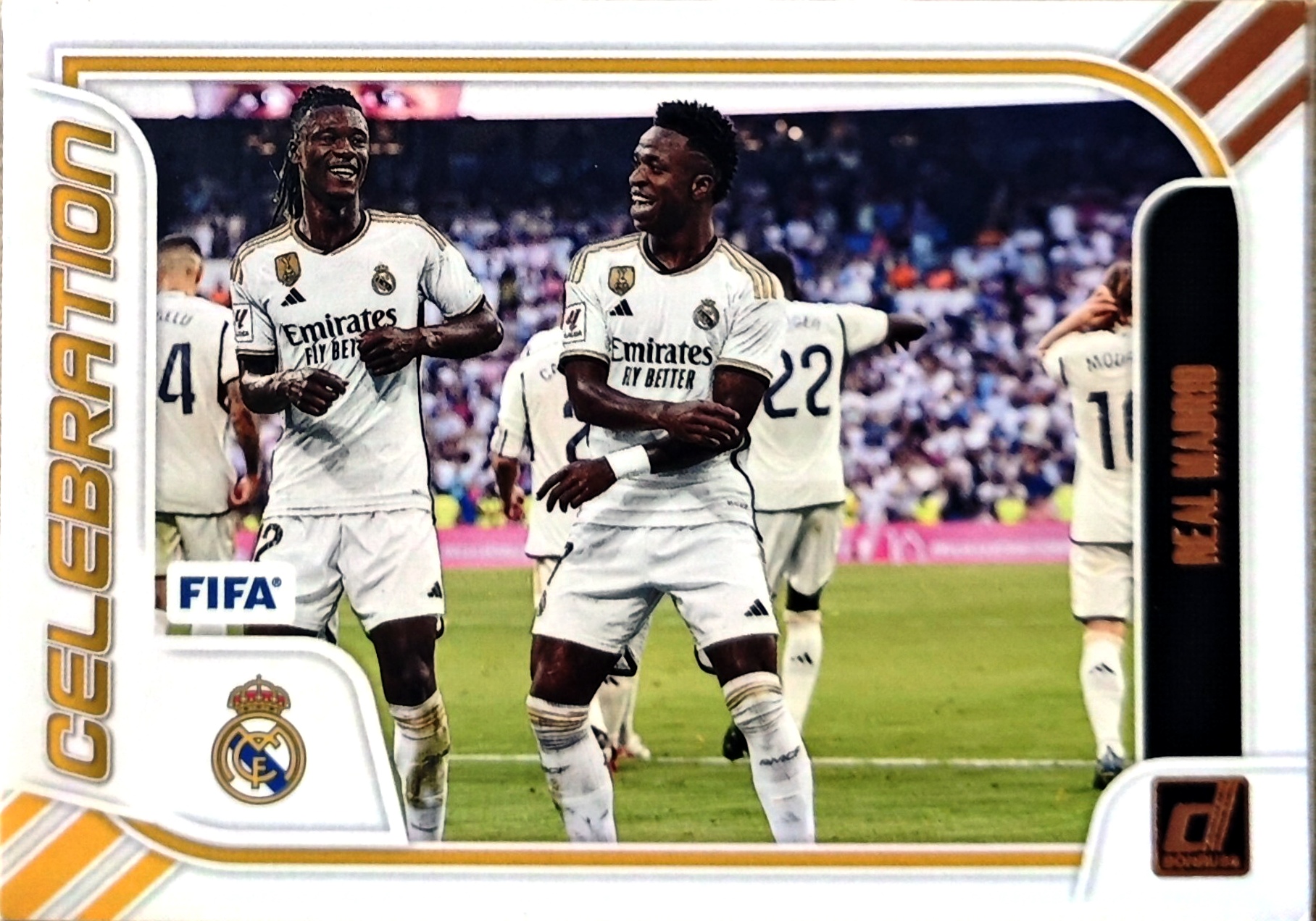 2023-24 Panini Donruss REAL MADRID 杜蕾斯 皇家马德里 皇马 庆祝特卡 卡马文加 维尼修斯