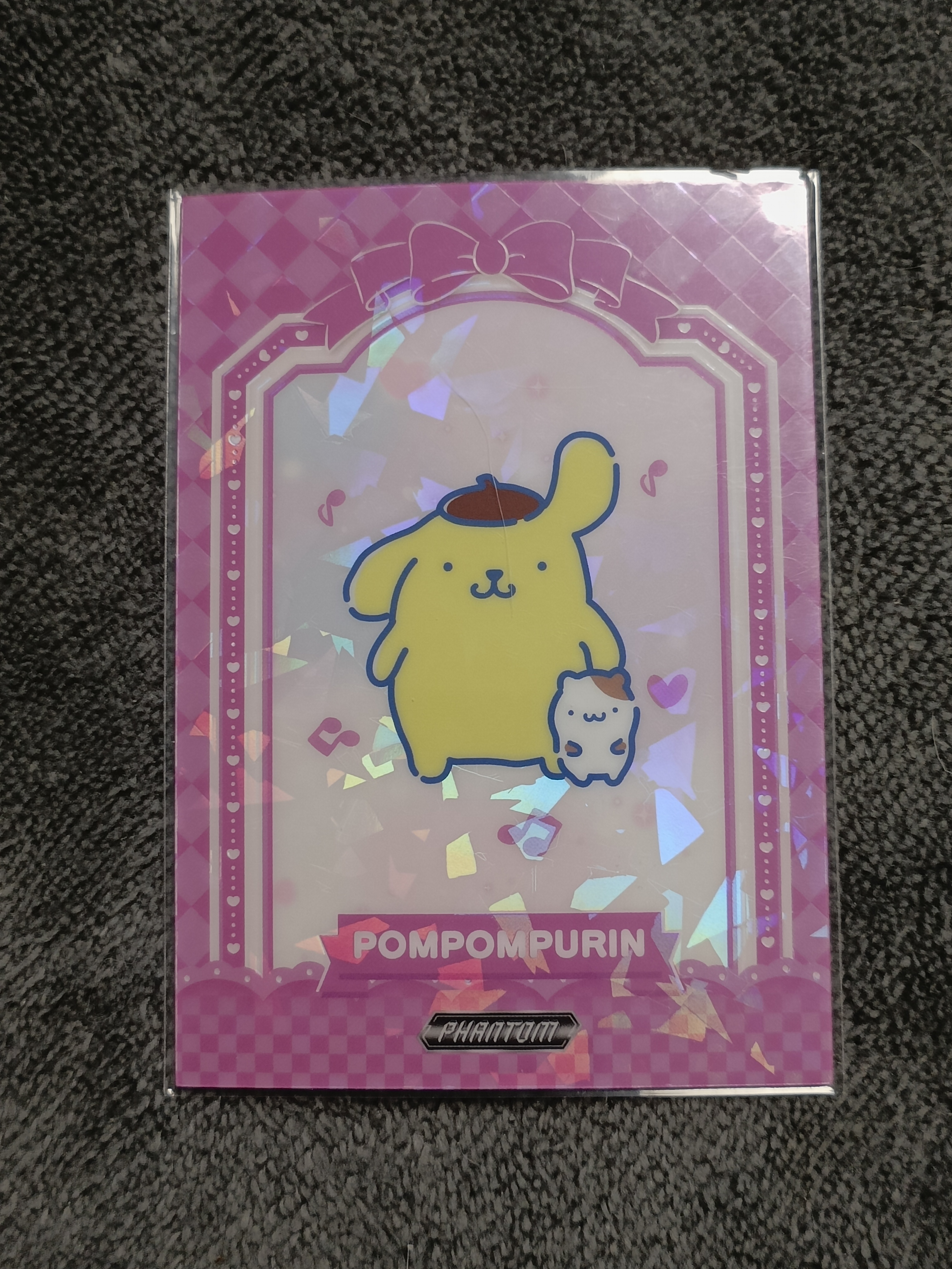 2023 Kakawow PHANTOM 三丽鸥家族系列收藏卡 POMPOMPURIN 布丁狗 【谦谦拍卖】PSA-IPU-19 紫折 115/115编 秋鹿