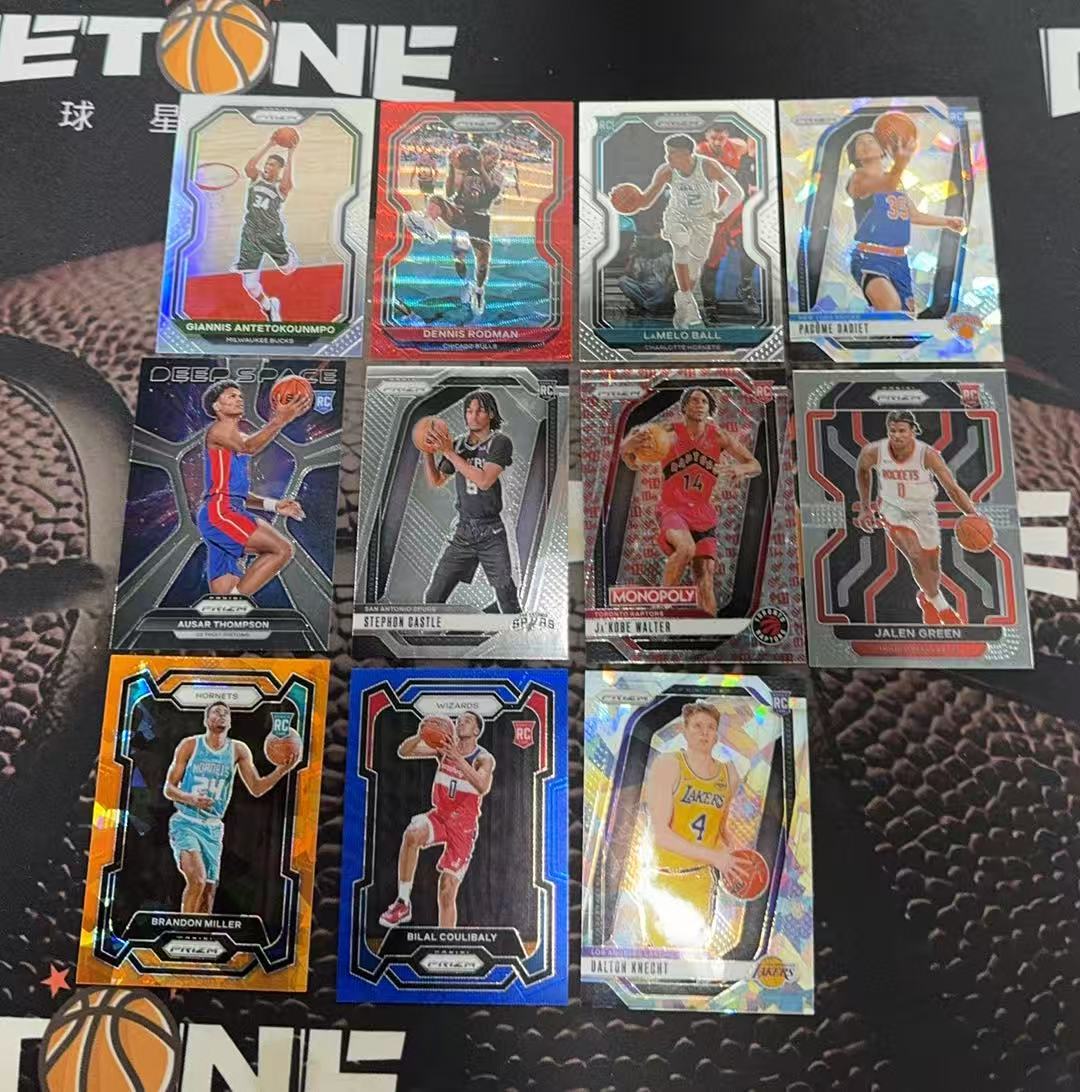 2024-25 Panini Prizm Stephon Castle 【灯灯拍卡】Prizm 卡斯尔 字母哥 克内克特 等一众球星 碎冰 橙折 红折 十张打包带走 买到就是赚到【雪茄】