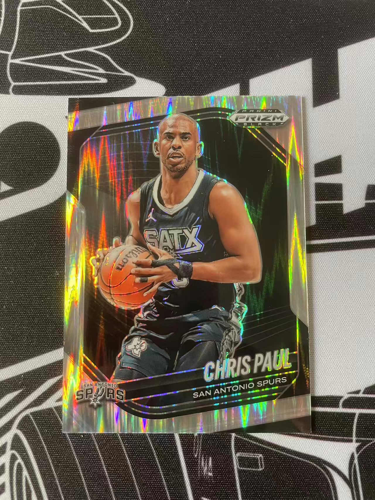 2024-25 Panini Prizm Black Chris Paul 帕尼尼 PZ 马刺 克里斯 保罗 瀑布折 折射 /249 CP3 老炮 黄蜂快船 卡品如图 凑套必备