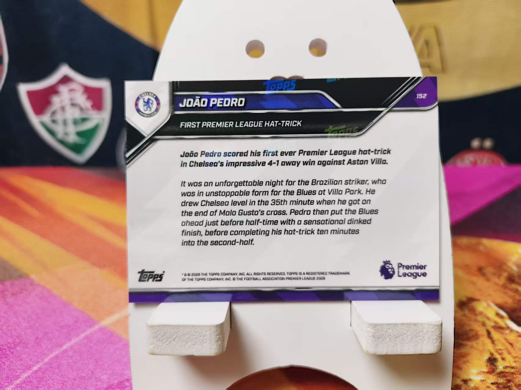 2026 Topps Joao Pedro 英超 Now 切尔西 若昂 佩德罗 巴西 英超首秀 帽子戏法时刻 卡品如图 NN