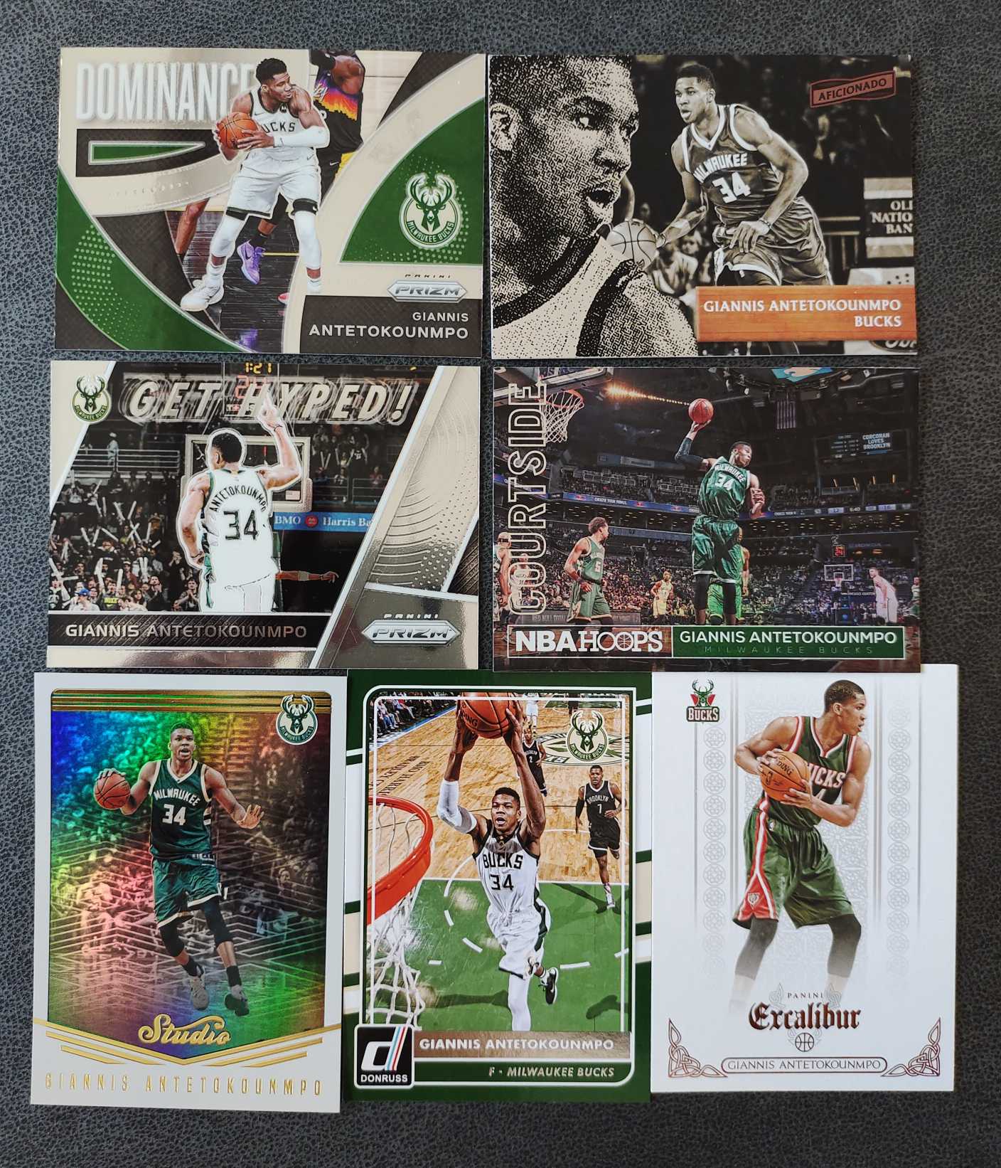 雄鹿队 字母哥 扬尼斯 阿德托昆博 Giannis Antetokounmpo 普卡 七张打包 专收必备