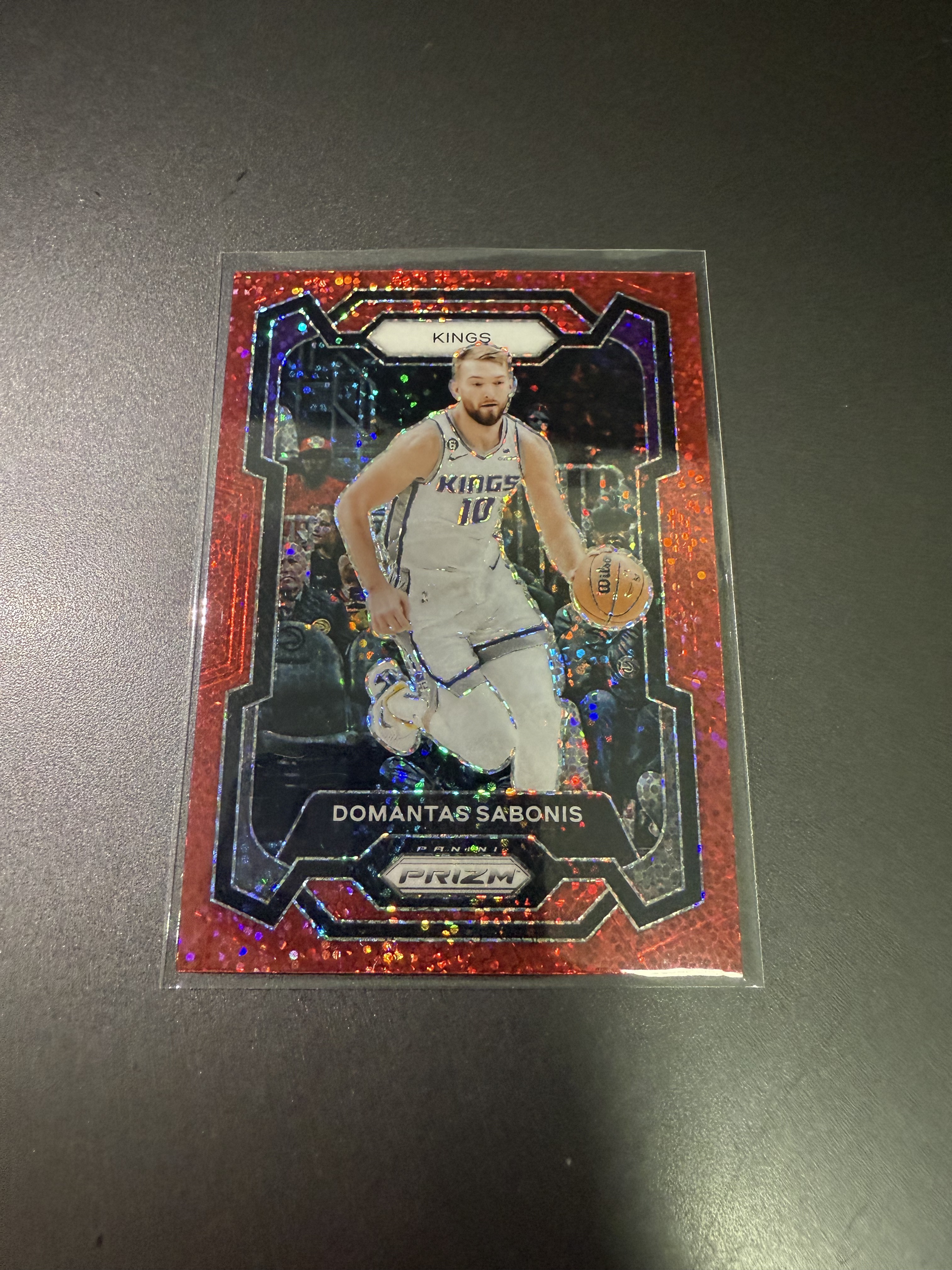 2023-24 Panini Prizm Draft Picks Domantas Sabonis 多曼塔斯 萨博尼斯 红闪折 丁