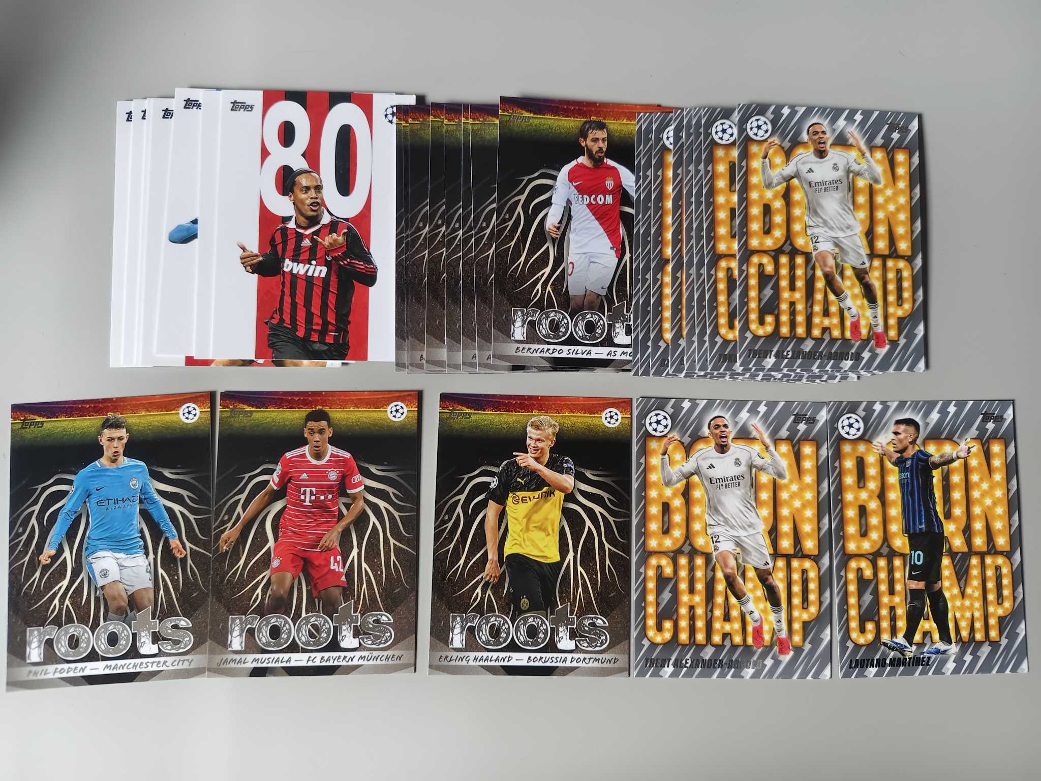 【佩妮拍卖】2025-26 topps ucc 欧冠 haaland 多特蒙德 哈兰德 拜仁 穆夏拉 福登 阿诺德 劳塔罗 小罗 一图打包lot118 拍前请阅读描述 许哥0120