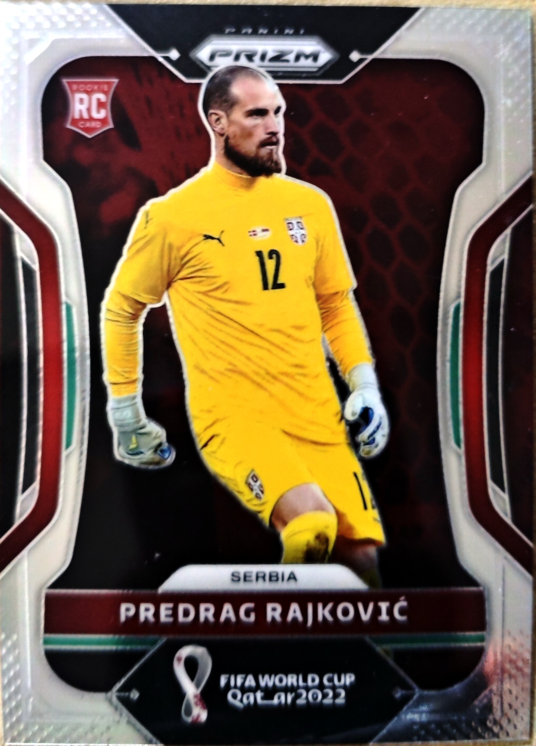 2022 Panini Prizm FIFA World Cup QatarTM Predrag Rajkovic 拉耶科维奇 瑞士