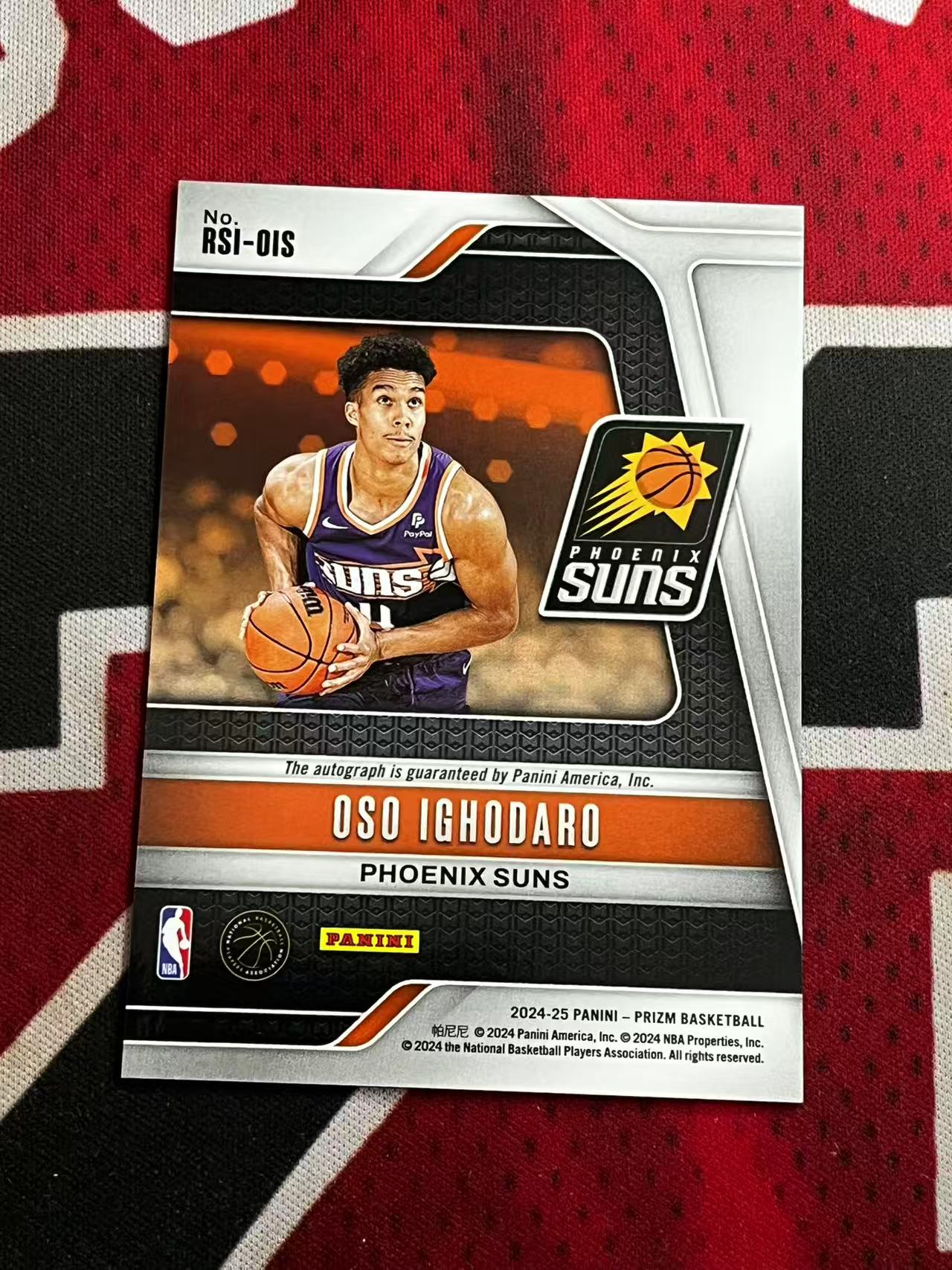 【接寄拍】2024-25 PANINI PRIZM PZ系列 太阳 新秀RC 奥索伊戈达罗 签字卡 正新秀签字卡 专收凑套必备【烂臭嘴拍卖】