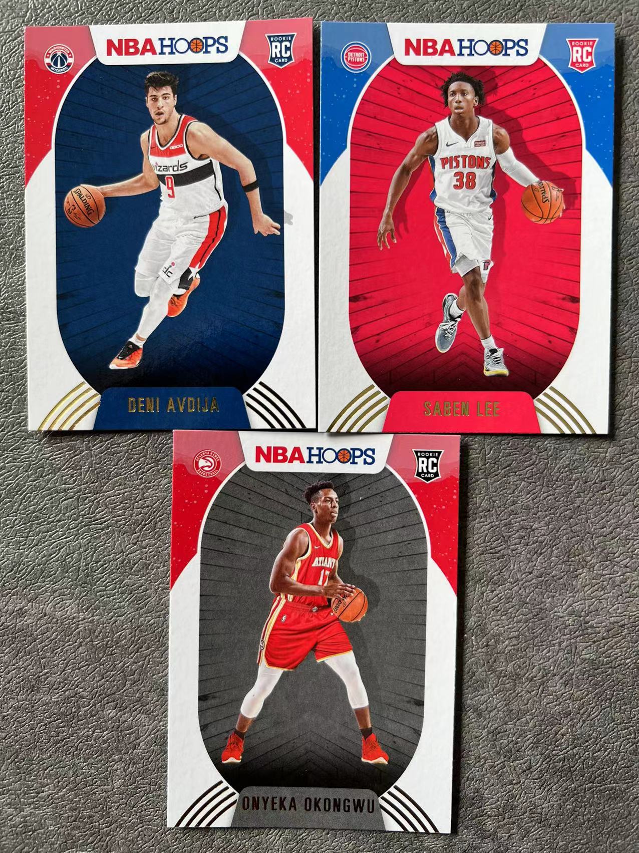 2020-21 Panini Hoops RC〖承接代卖·免代卖费〗德尼 阿夫迪亚 萨本 李 奥涅卡 奥孔古 新秀 打包3张 凑套必备 卡品如图【Rye】【卡神社球星卡】