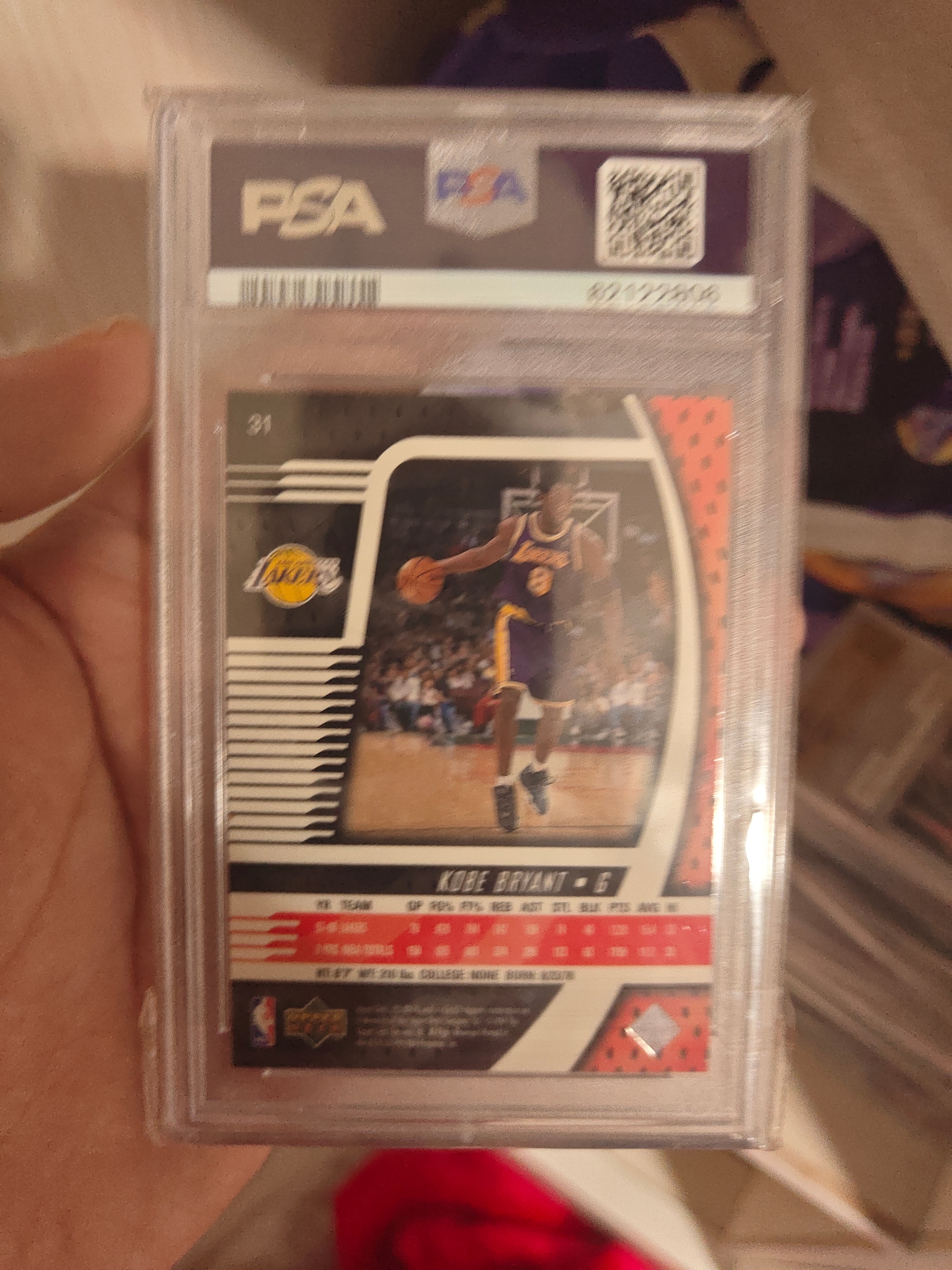 1999 Upper Deck Ionix Kobe Bryant #31 PSA8 科比 UD 布莱恩特 湖人 黑曼巴 小飞侠 特卡 收藏必备