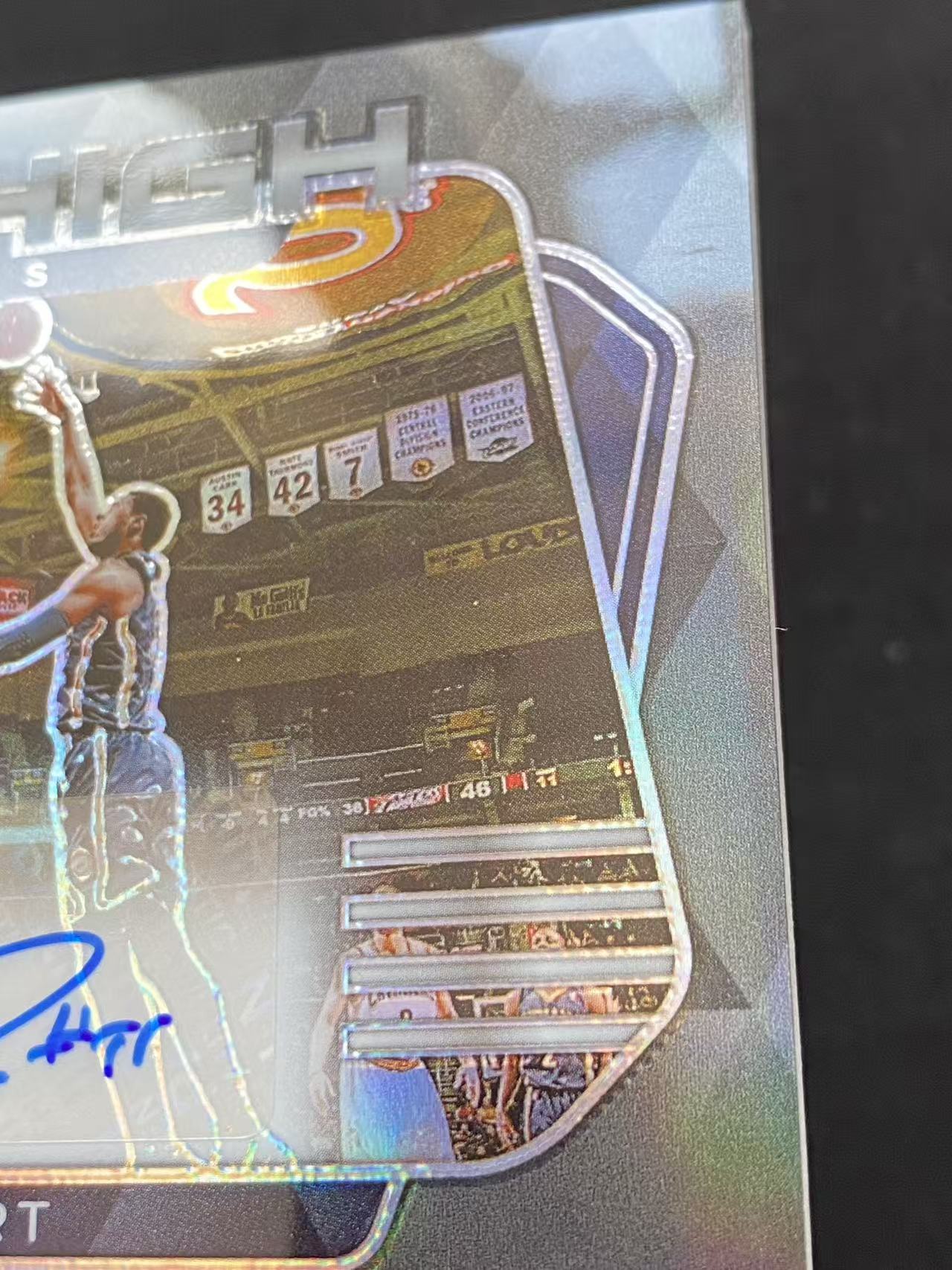 2023-24 Panini spectra ROY HIBBERT 步行者 罗伊 希伯特 光谱 99编 签字 飞升签 银折【king#38】瑕疵如图