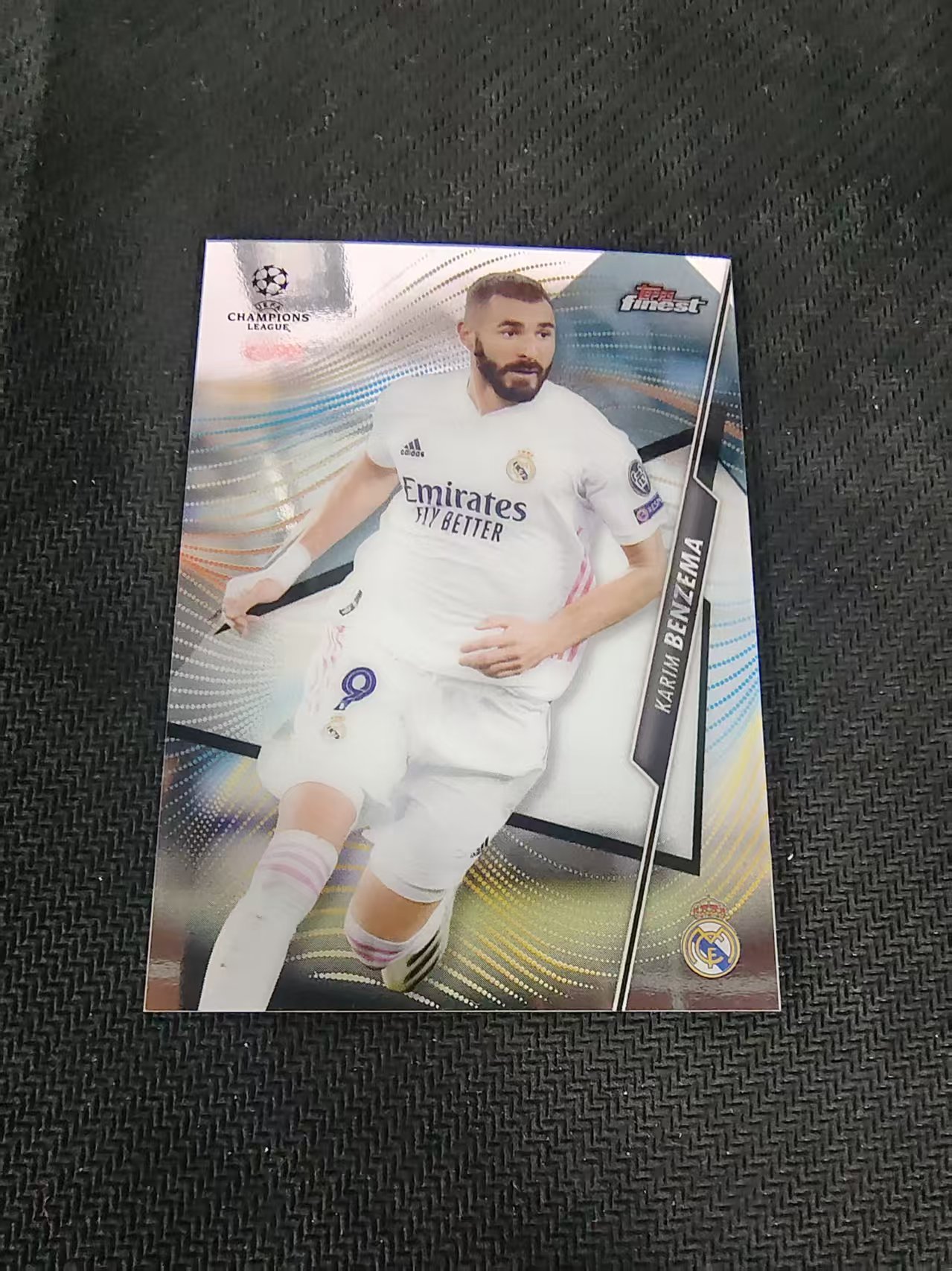 【可合并,不累计】2021 Topps Topps Finest Karim Benzema 欧冠 本泽马 皇家马德里 划痕 边角瑕疵 #32