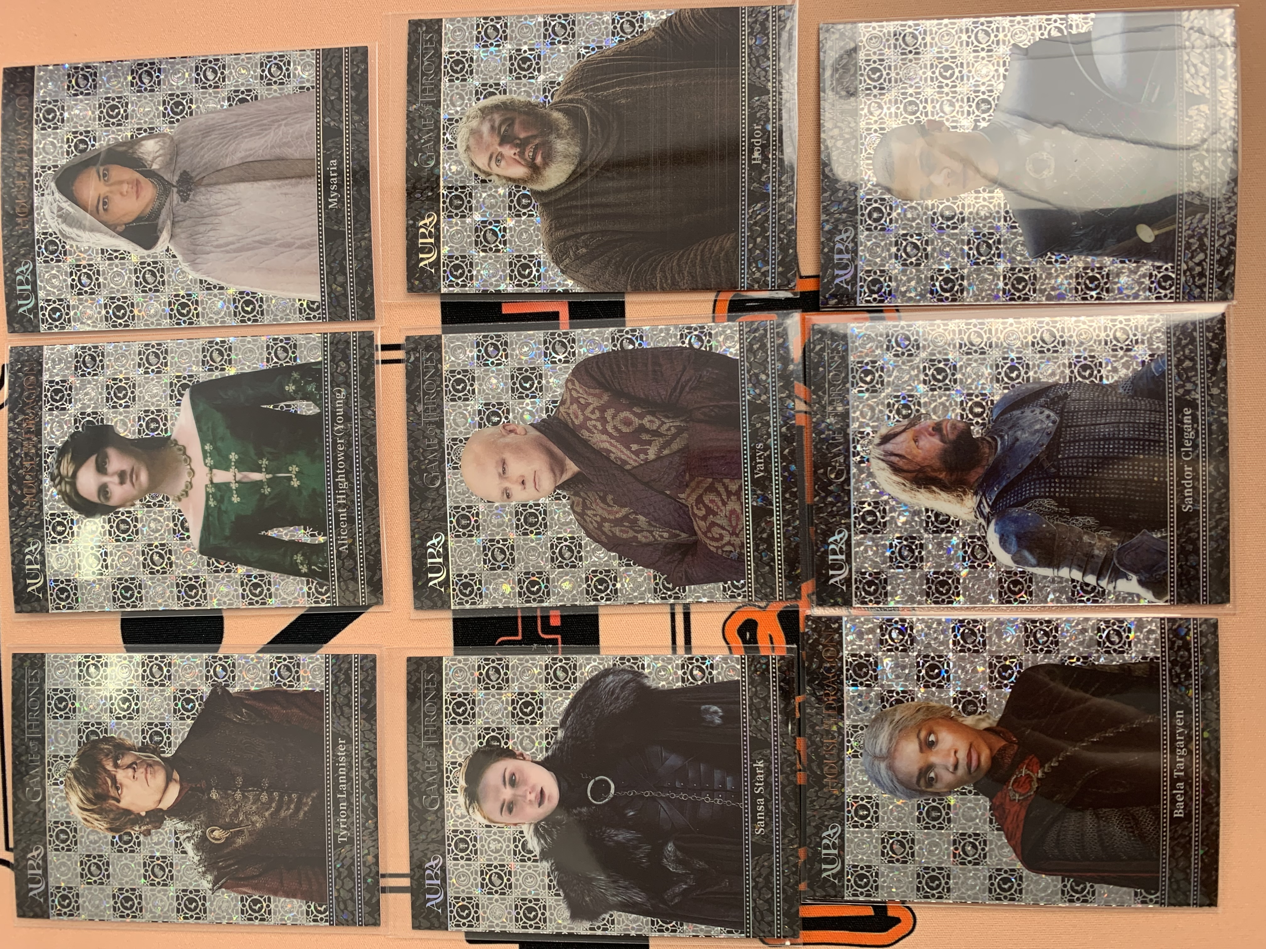 2025 Kakawow 权力的游戏 权游 9张lot 格子折/225 不重复 卡品如图 关联:龙妈 雪诺 弥桑代 迪士尼 topps