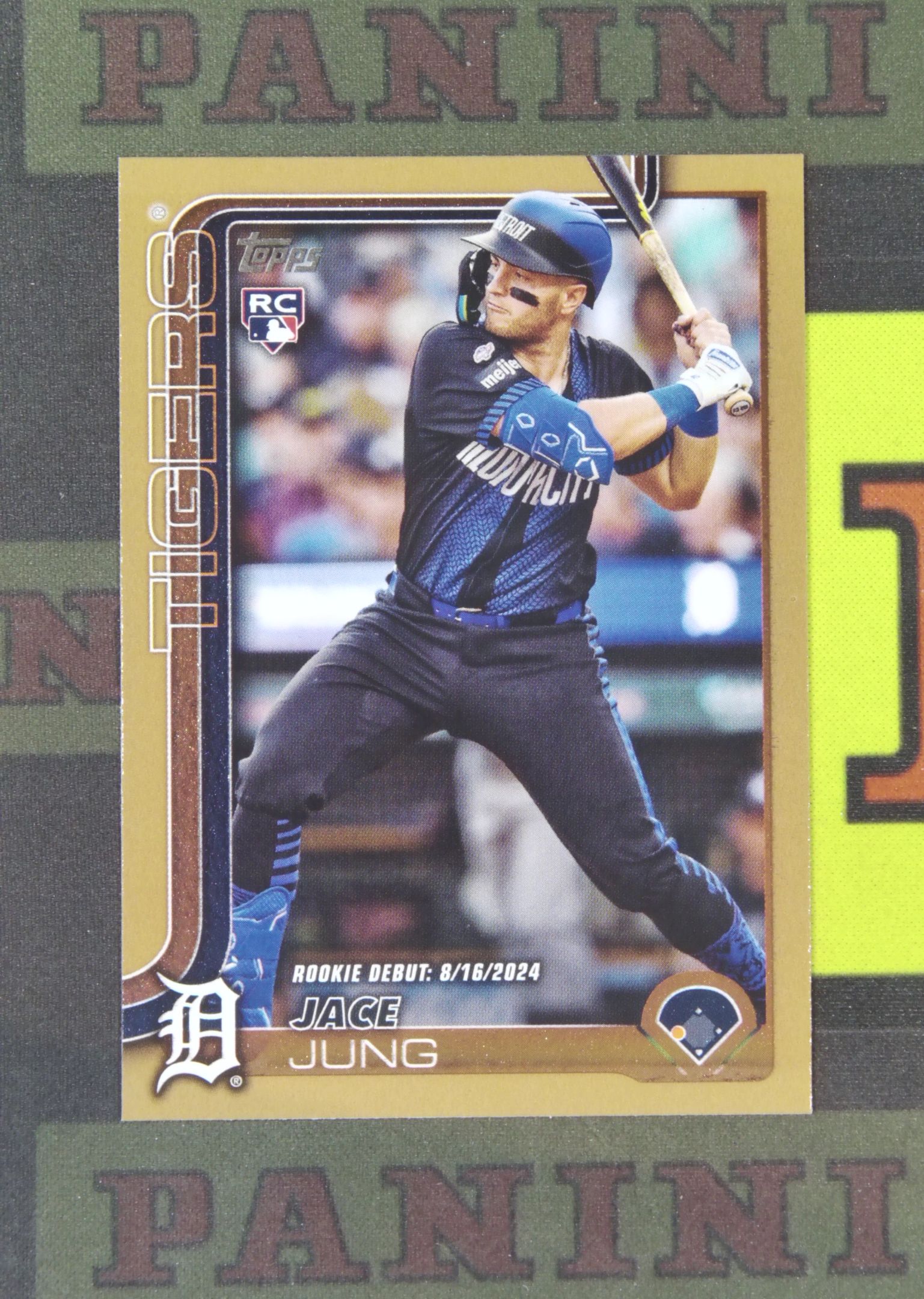 2025 Topps Update Jace Jung RC Nirvana Project 杰斯 荣格 底特律老虎 新秀 首秀 1098/2025 金平行 年份编 卡品如图 收藏必备 吴¥