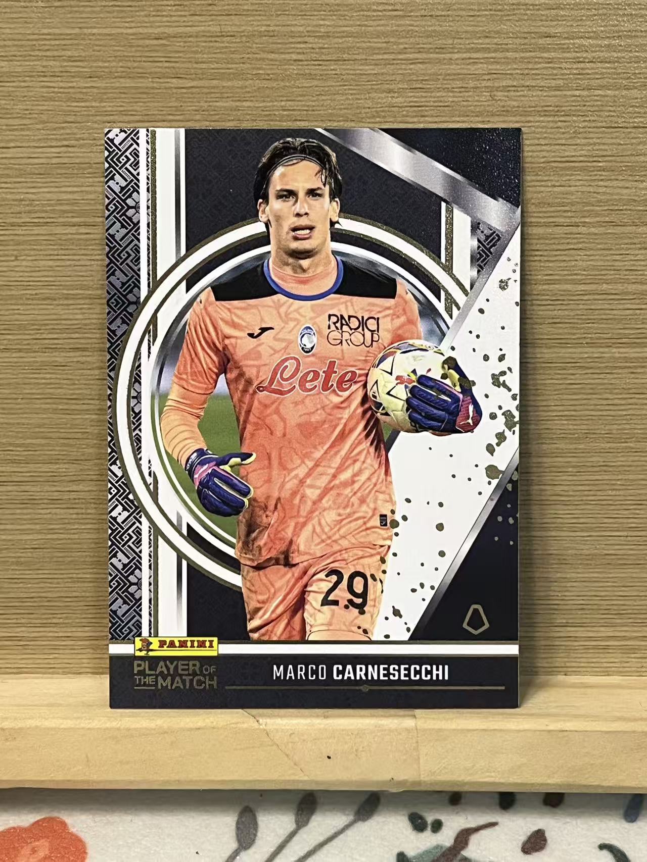 2025 Panini Player Of The Match Marco Carnesecchi 马尔科 卡内塞奇 亚特兰大 意甲 MVP盒 实卡精美 卡品如图 A33