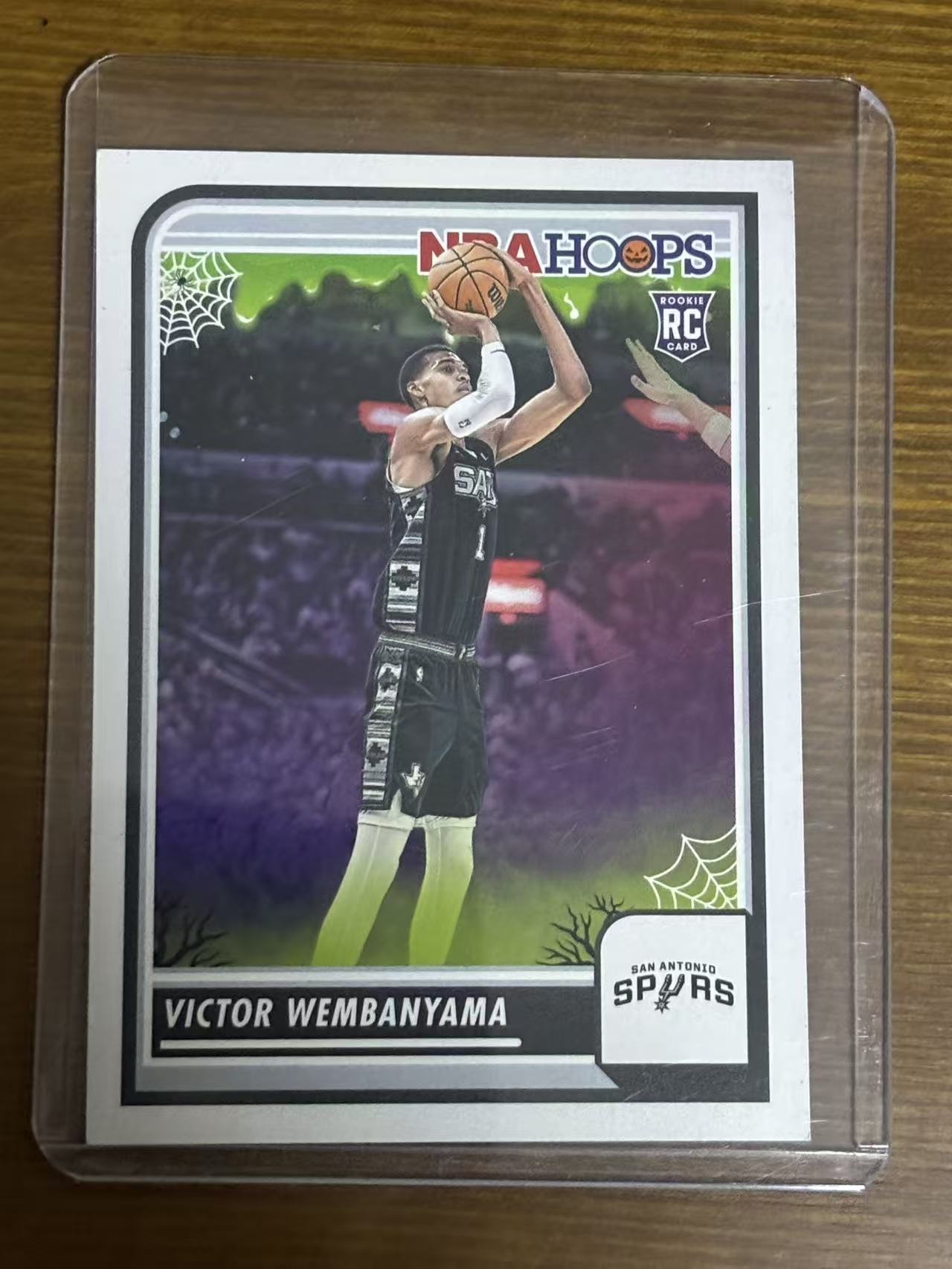 2023-24 Panini NBA Hoops Victor Wembanyama RC 【磊子球星卡】万圣节 马刺 维克托 文班亚马 斑马 新秀 rc 专收必备 瑕疵看图