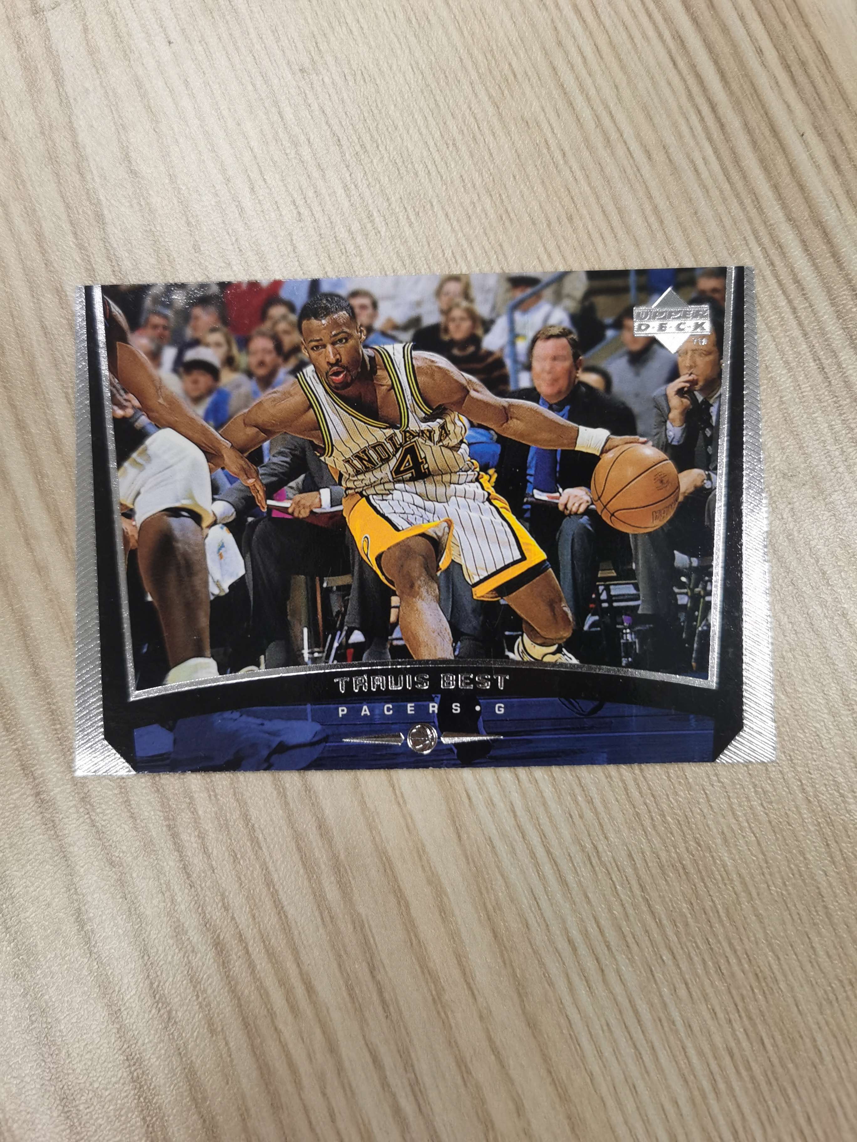 1998-99 Upper Deck Base Travis Best 1998-99 特拉维斯-贝斯特 UD 银标 效力步行者七个赛季 硬通货 极具收藏价值 步行者