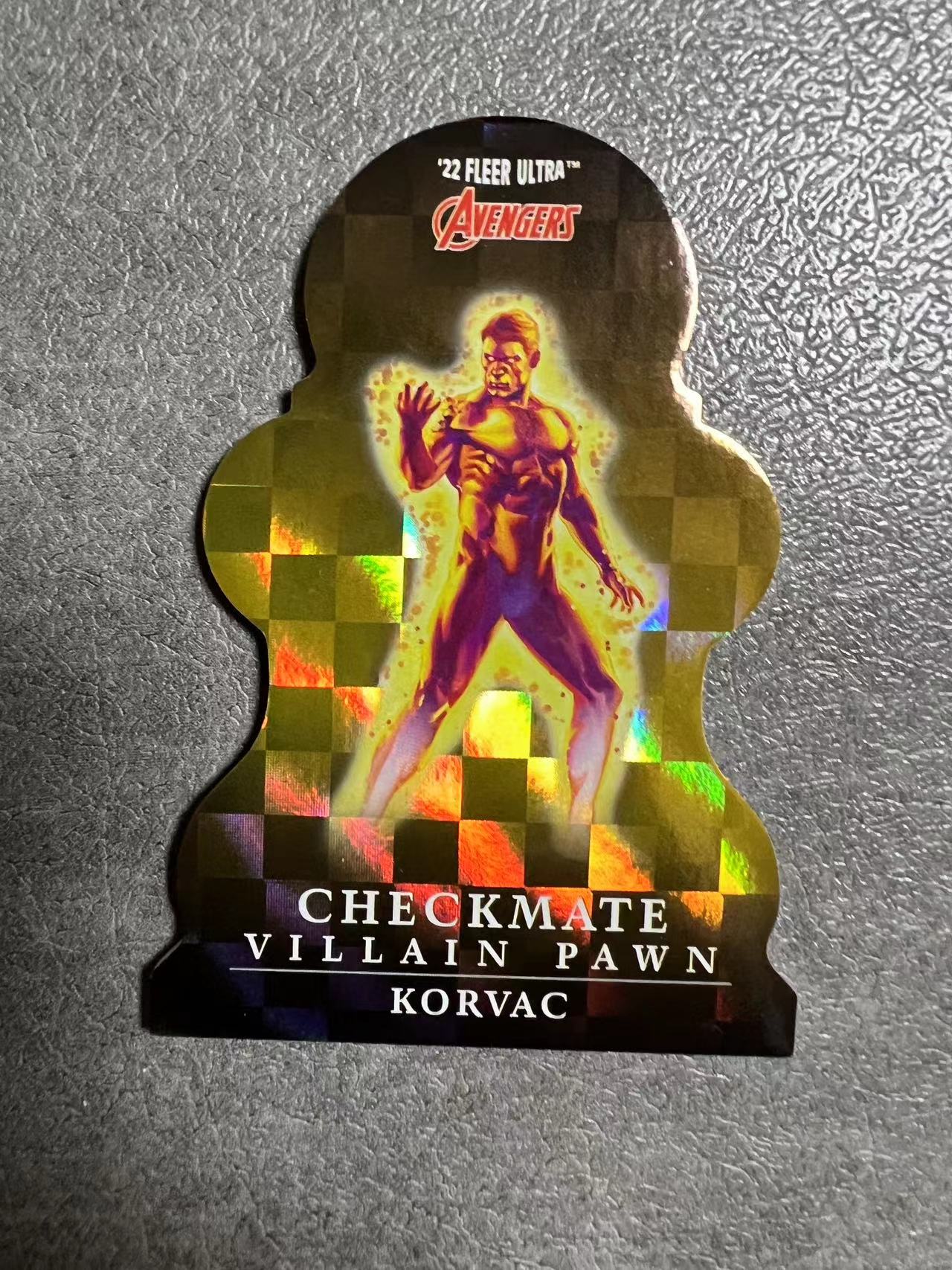 2022 Fleer Ultra Avengers KORVAC〖承接代卖·免代卖费〗科瓦克 折射 漫威 复仇者联盟 国际象棋 异形特卡 卡品如图【东风2】【卡神社球星卡】