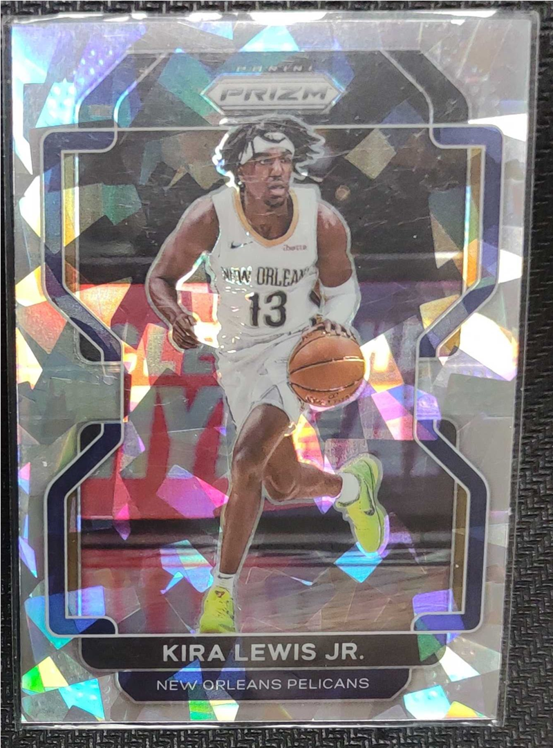 2021-22 Panini Prizm Kira Lewis Jr. 基拉 刘易斯 白碎冰折 折射 鹈鹕队 收藏必备 可累计