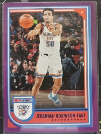 2022-23 Panini NBA Hoops Jeremiah Robinson-Earl 罗宾逊 厄尔 紫平行 雷霆  凑套必备 卡品如图 介意勿拍