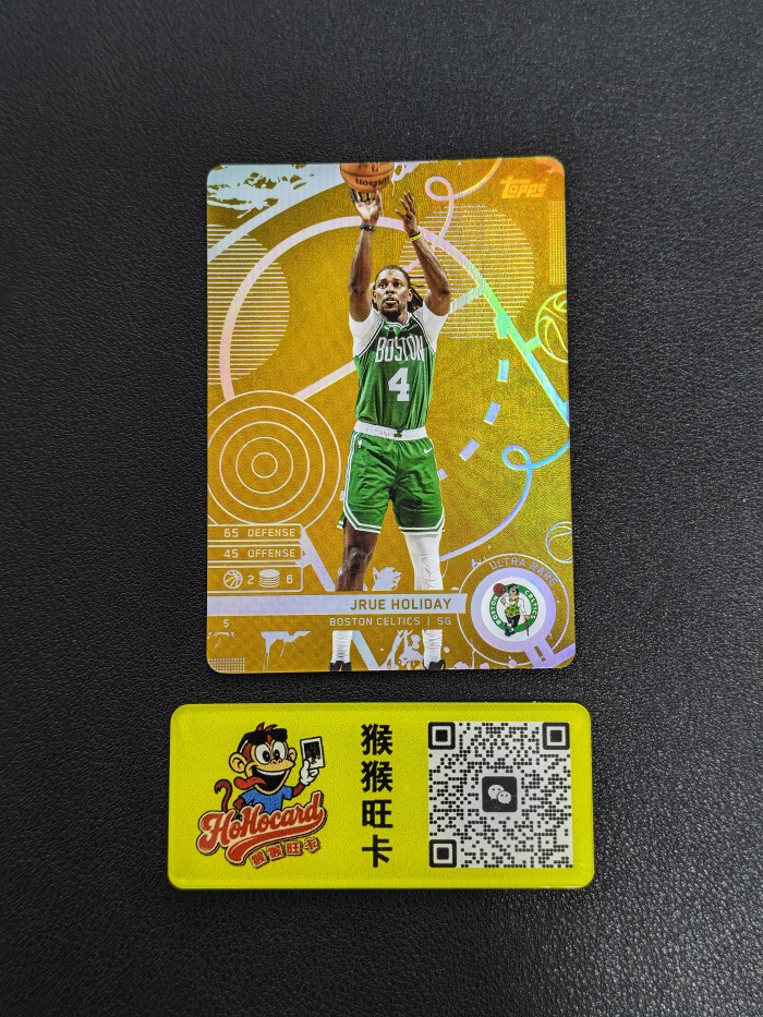 2025 Topps Match Attax Jrue Holiday 【猴猴旺卡】25赛季 游戏版 金平行 凯尔特人 朱 霍乐迪 大比例 近期大热 卡品如图 接代拍b8【龙】