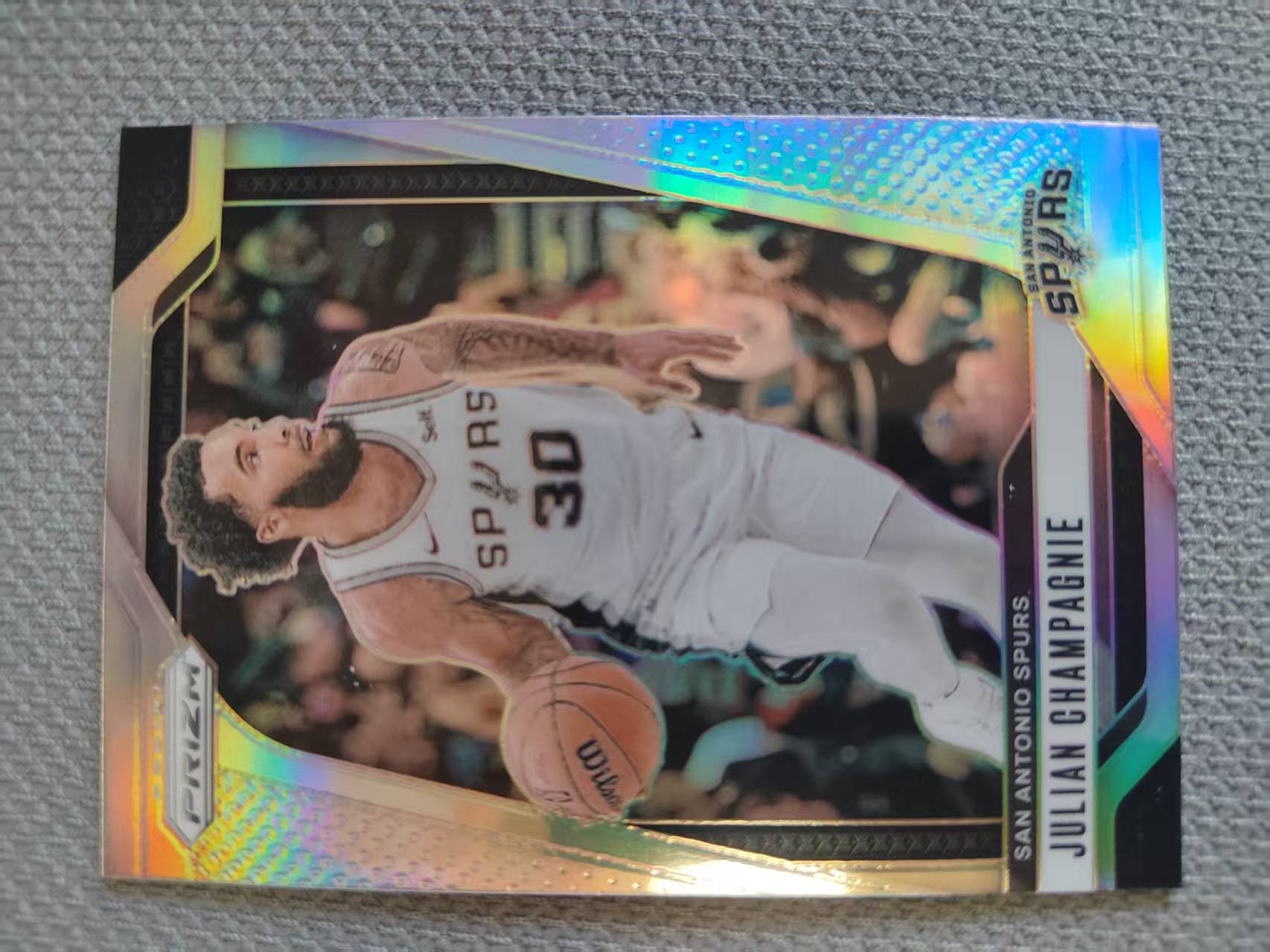 2024-25 Panini Prizm Julian Champagnie 朱利安尚帕尼 马刺 PZ银折 收藏凑套 卡品如图 免费代拍(XS005)