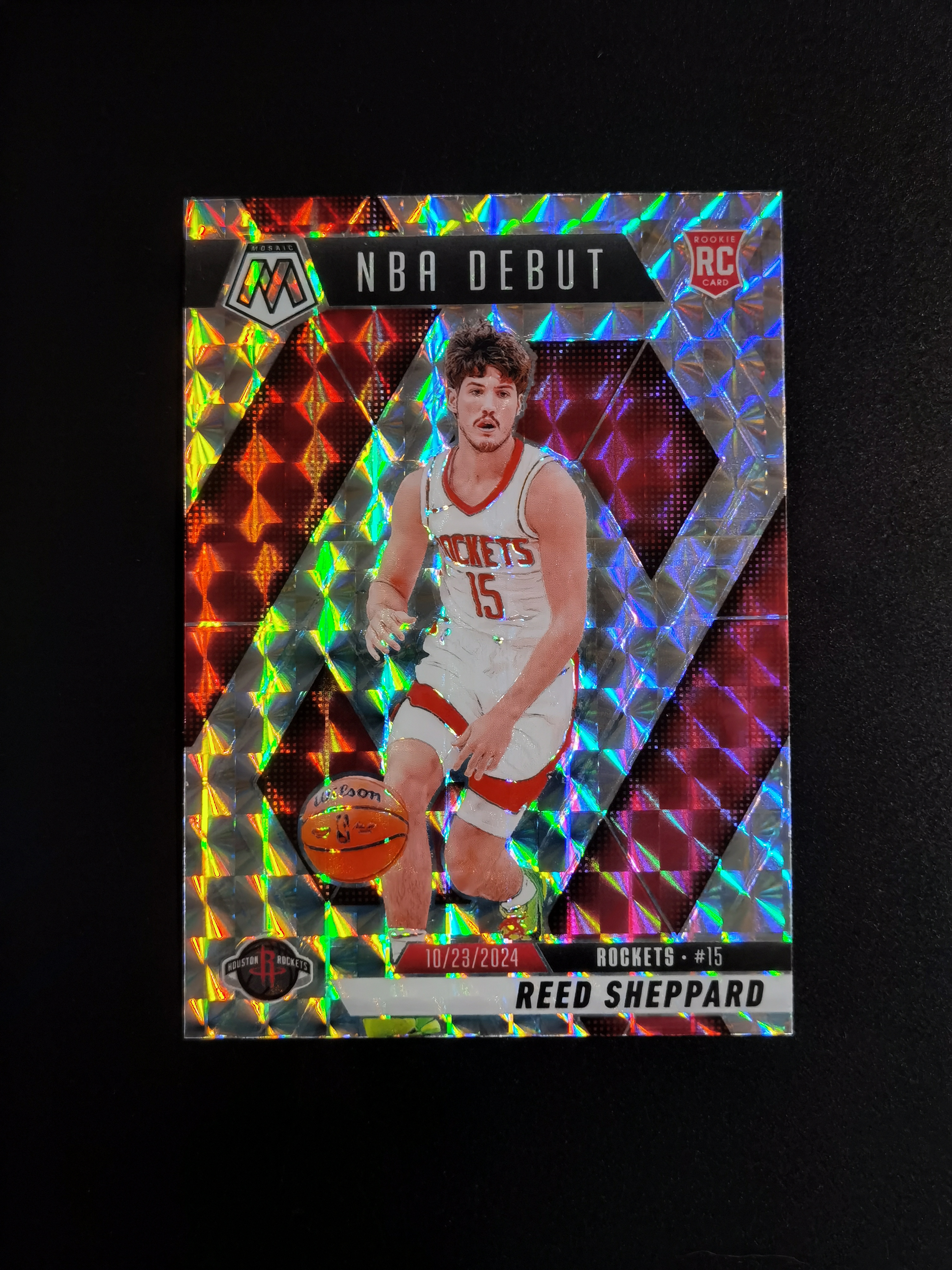 2024-25 Panini Mosaic Reed Sheppard 马赛克 RC新秀 里德谢泼德 银马赛克折 卡品如图 专收必备