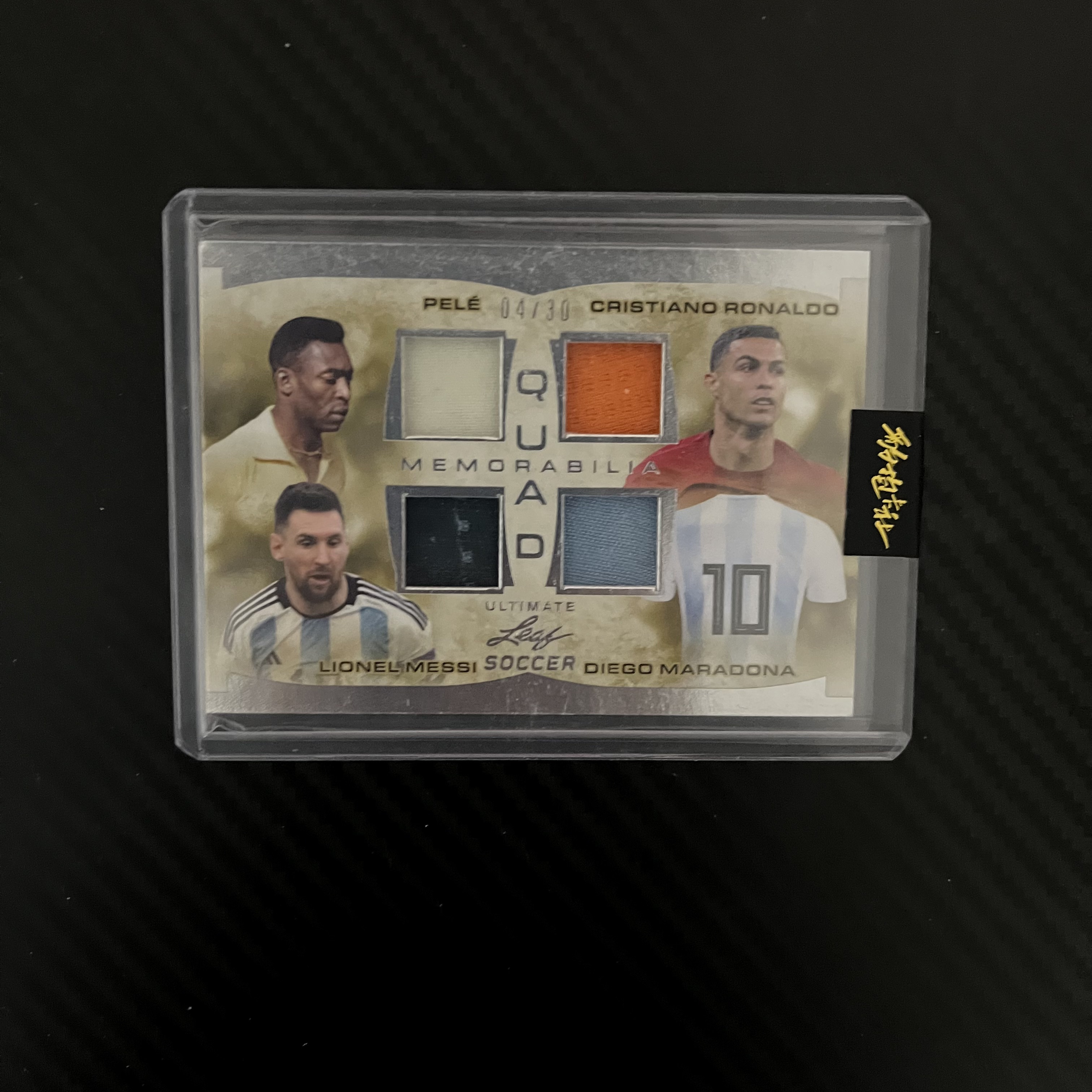 2023 Leaf leaf Cristiano Ronaldo leaf c罗 梅西 马拉多纳 贝利 四窗 物料 04/30编 不退不换 不累计 卡品如图 丁满代拍 维尔茨