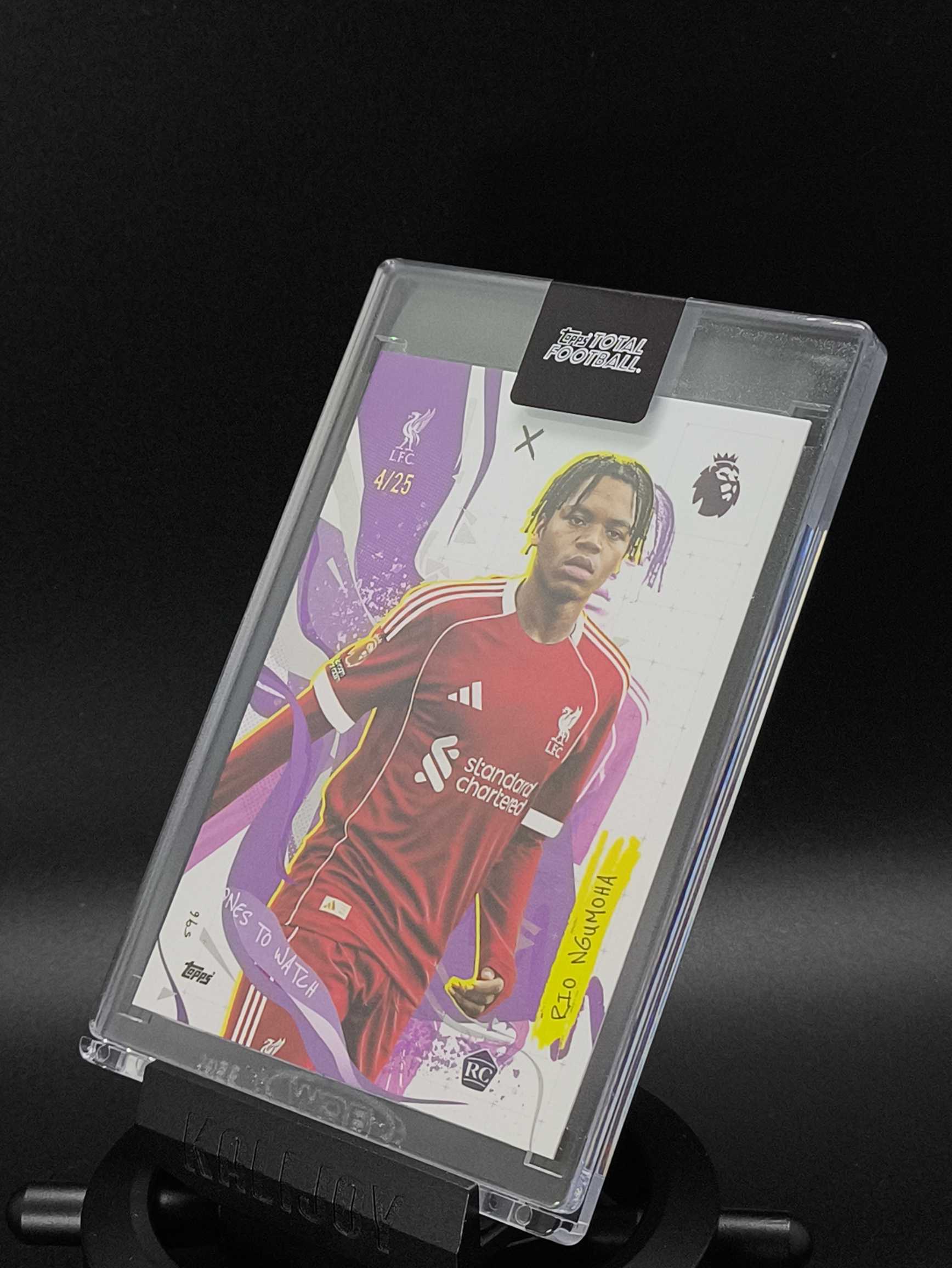 2025-26 Topps Total Football Rio Ngumoha 里奥・恩古莫哈 RC 利物浦 红军 利物浦超新星 英格兰 4/25编 英超 新秀 TTF 原封砖