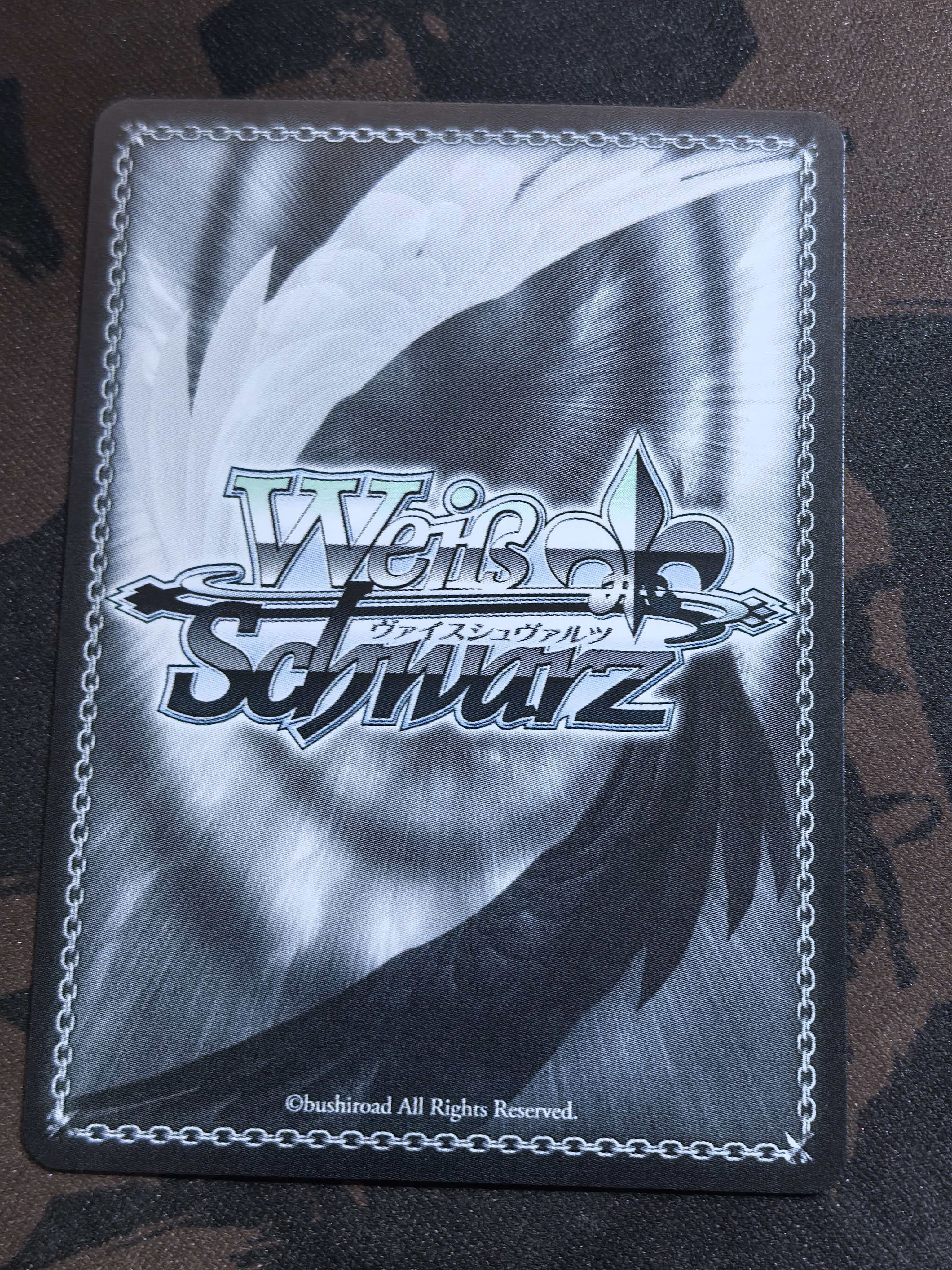 Weiss Schwarz黑白双翼《Fate/stay night 》系列 简中 “告别 凛”FS/SZ09-060 RR闪卡 默认微瑕 卡品如图