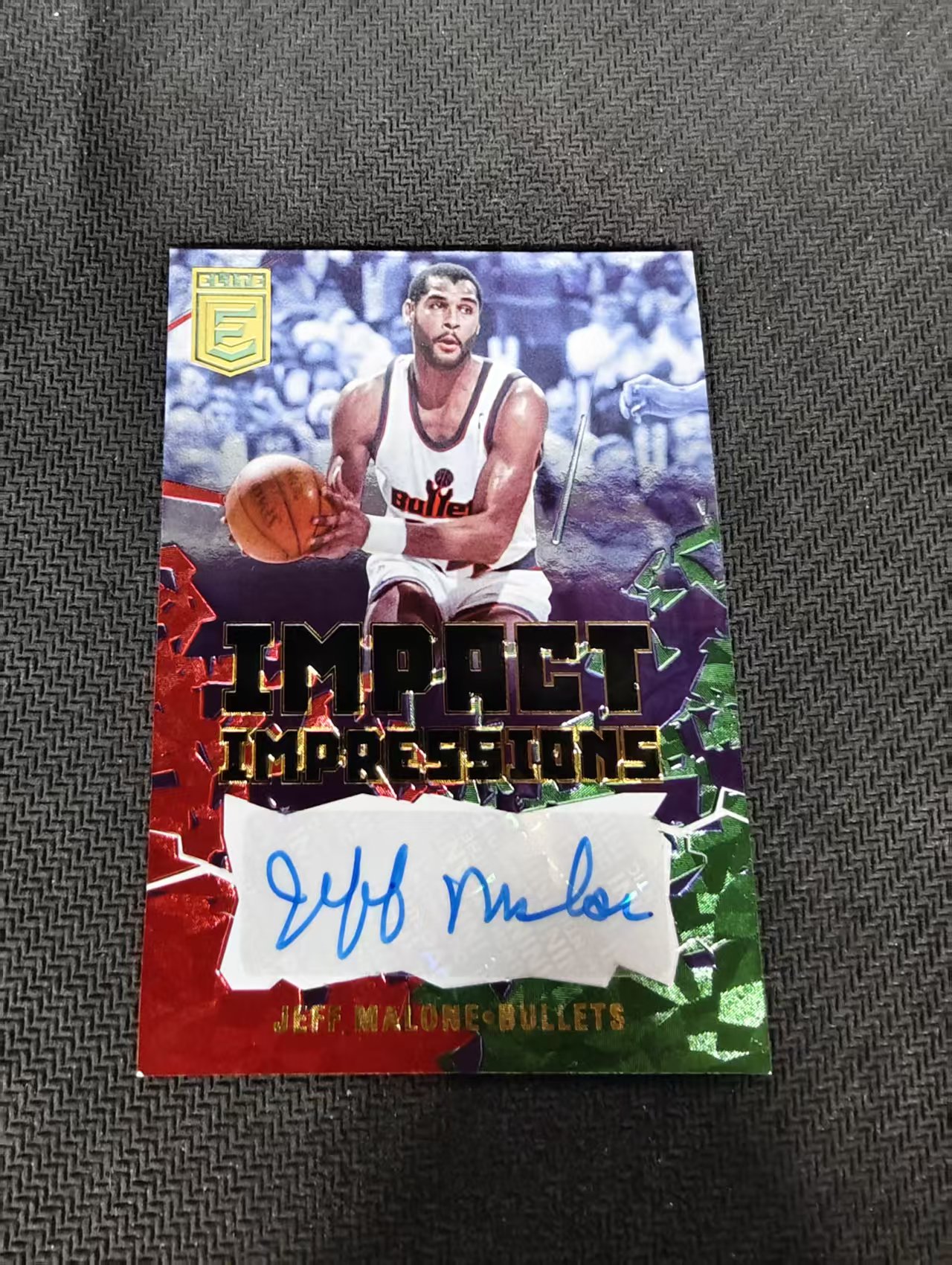 【汽水拍卖】2021-22 Panini Donruss Elite 杜蕾斯精英 Jeff Malone 子弹 杰夫马龙 签字 瑕疵如图
