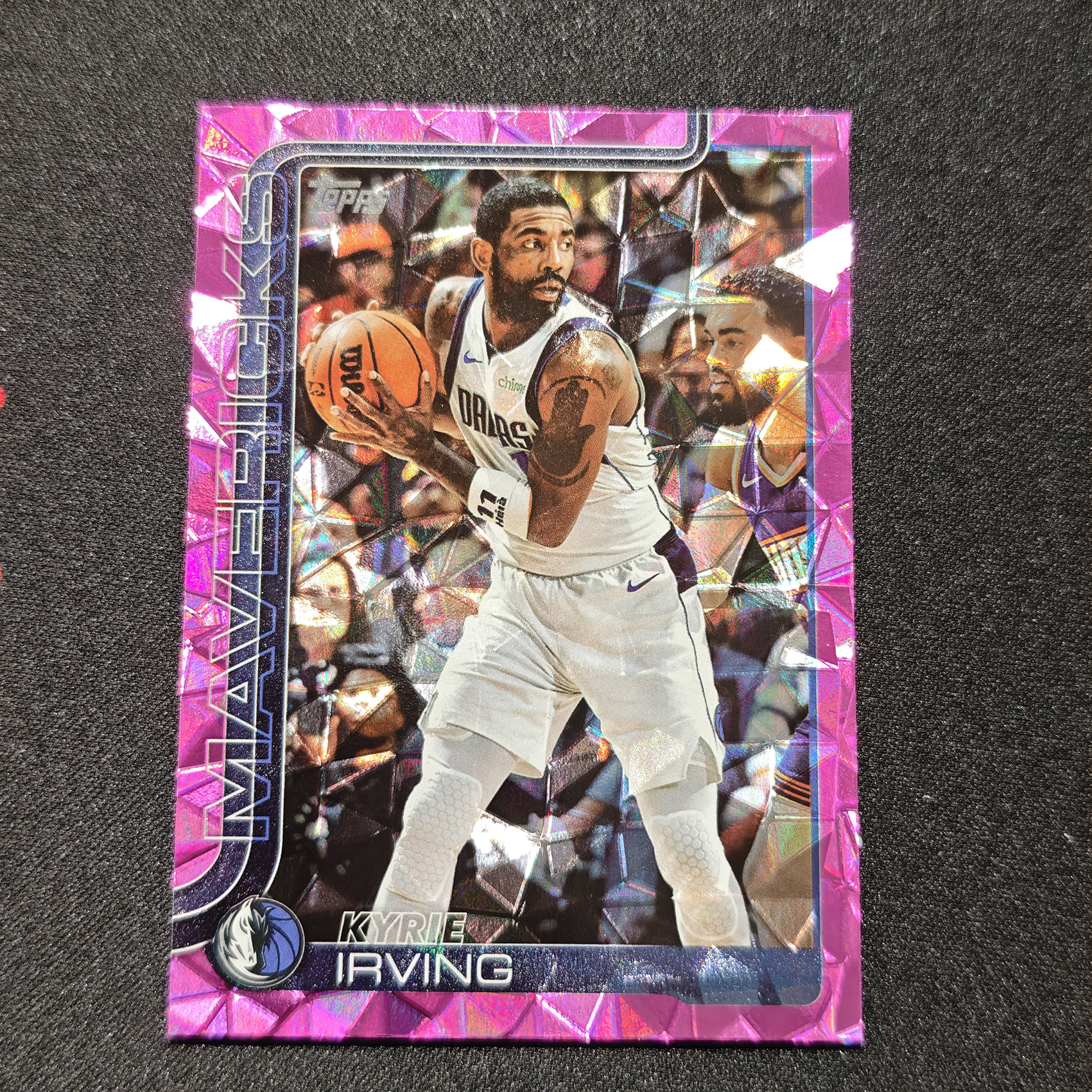 2025 Topps flagship Kyrie Irving 元年 旗舰系列 欧文 粉碎冰 折射 【立抖2