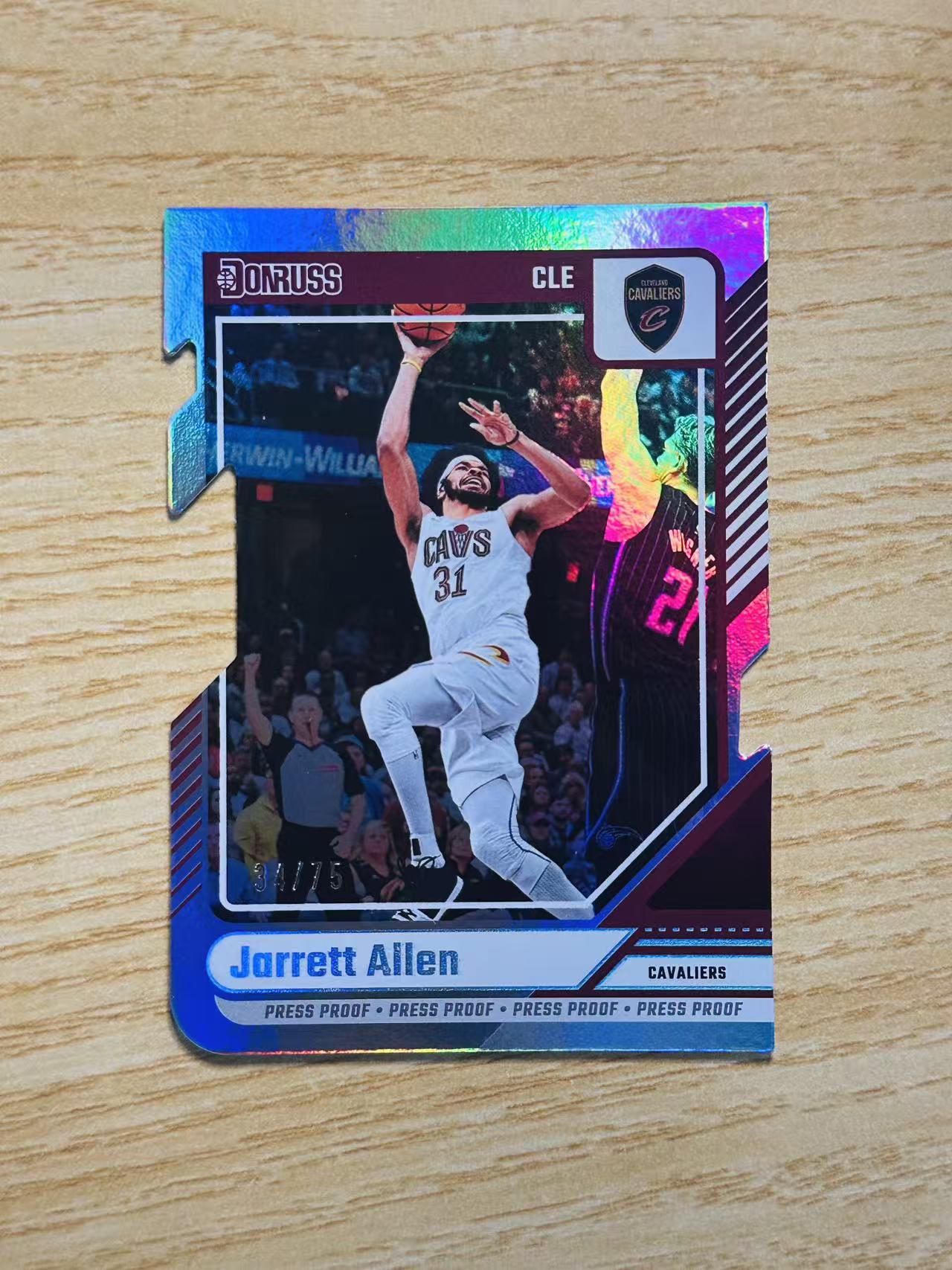 2024-25 Panini Donruss Jarrett Allen 嘿嘿代卖 杜蕾斯 贾莱特 阿伦 折射 75编 异形 骑士 收藏必备