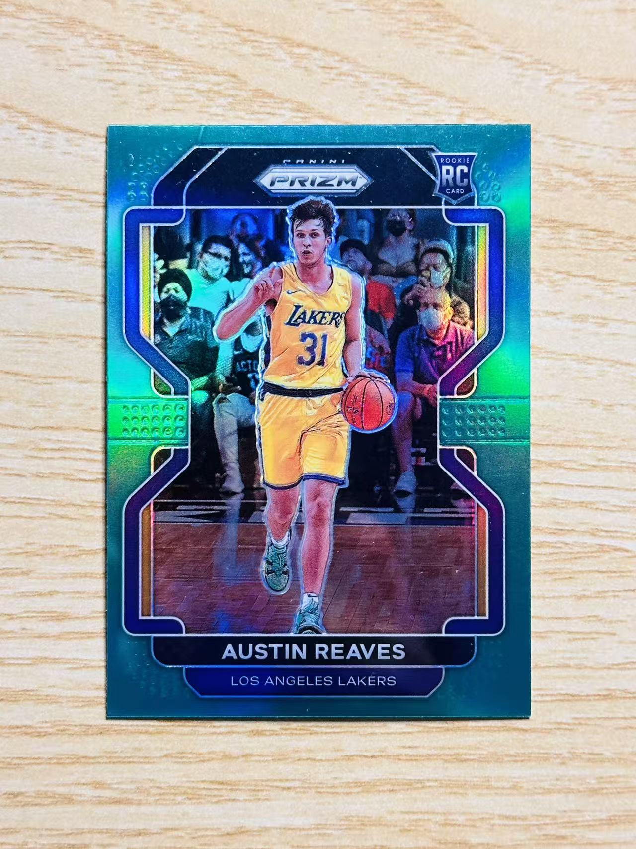 2021-22 Panini Prizm Austin Reaves RC #165 奥斯汀 里弗斯 新秀年 湖人 绿折