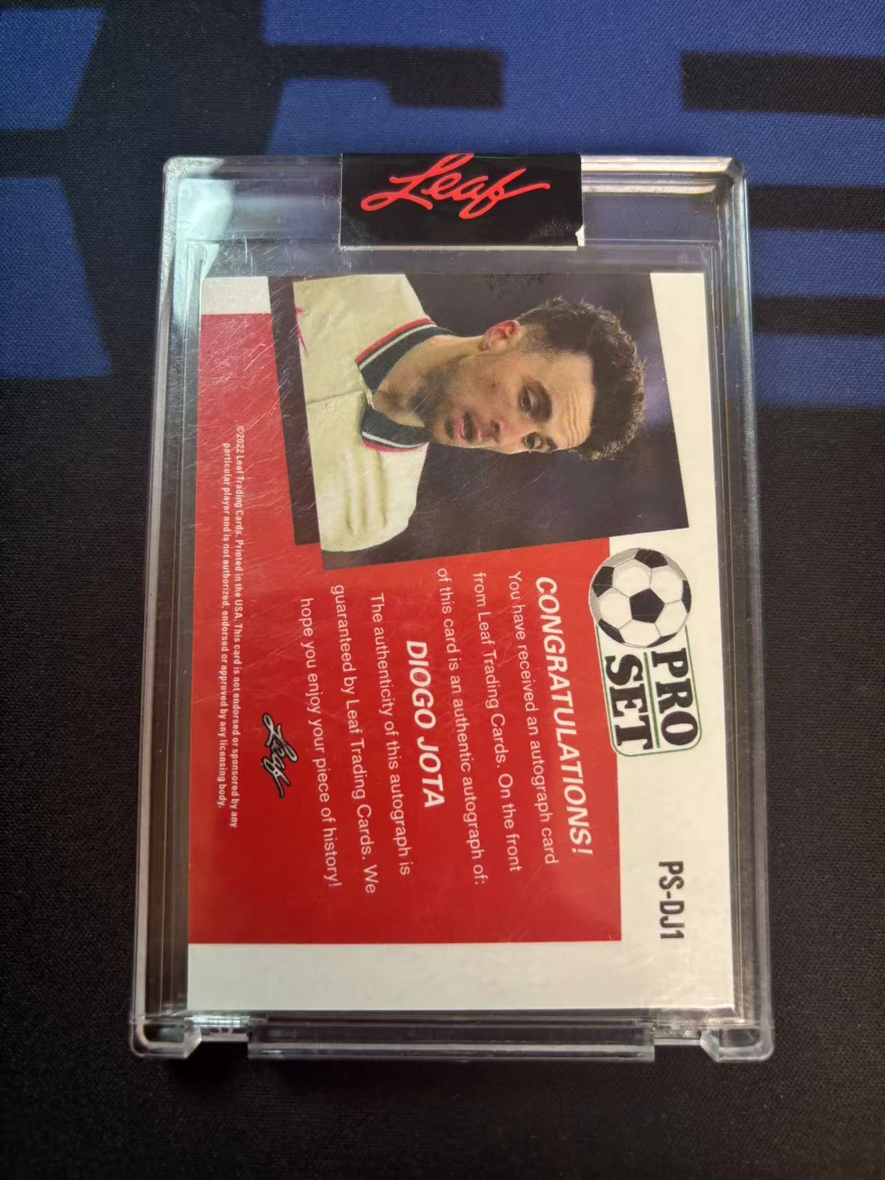 2022 Leaf LEAF 若塔 葡萄牙 利物浦 前锋 若塔 JOTA 绝版 限量 10编 签字 签名卡 原封砖