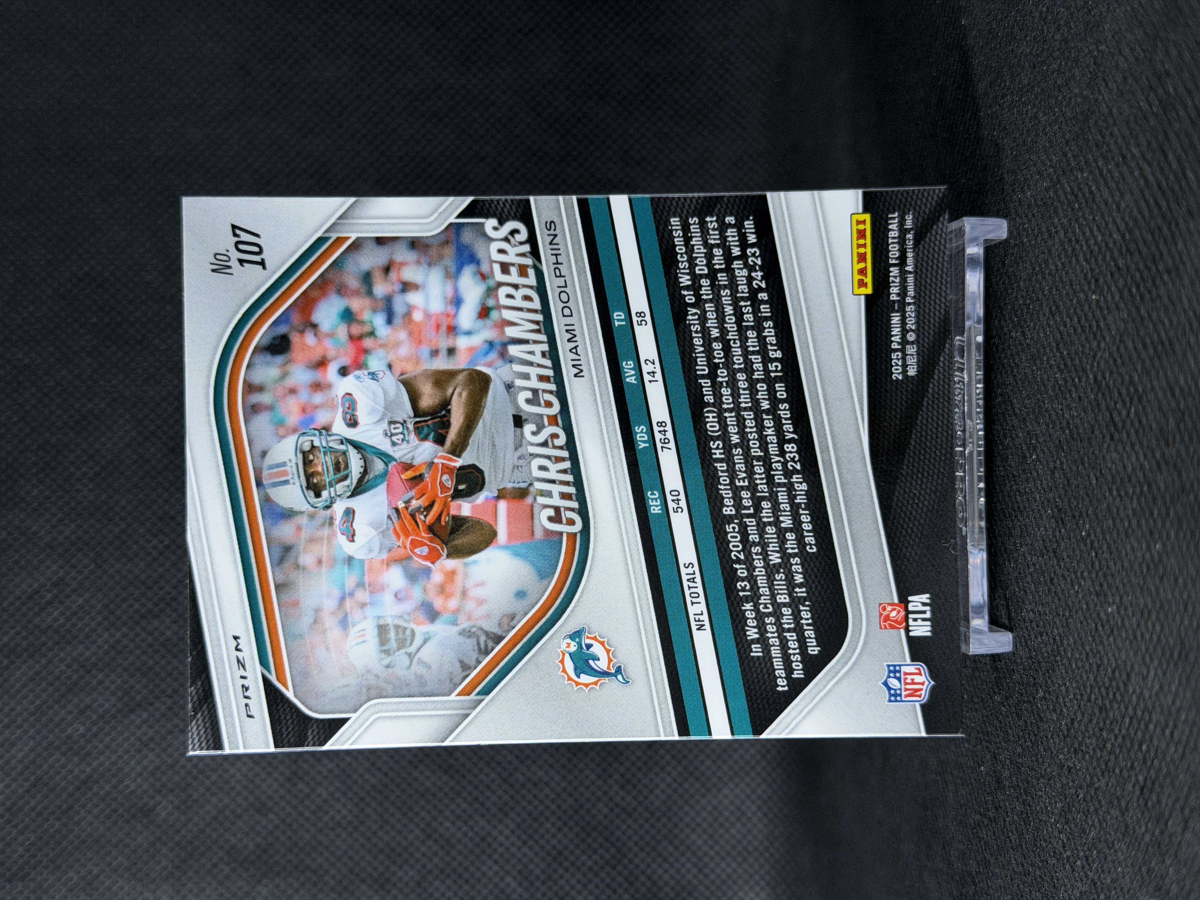 2025 Panini Prizm Chris Chambers #107 红点点折 克里斯·钱伯斯