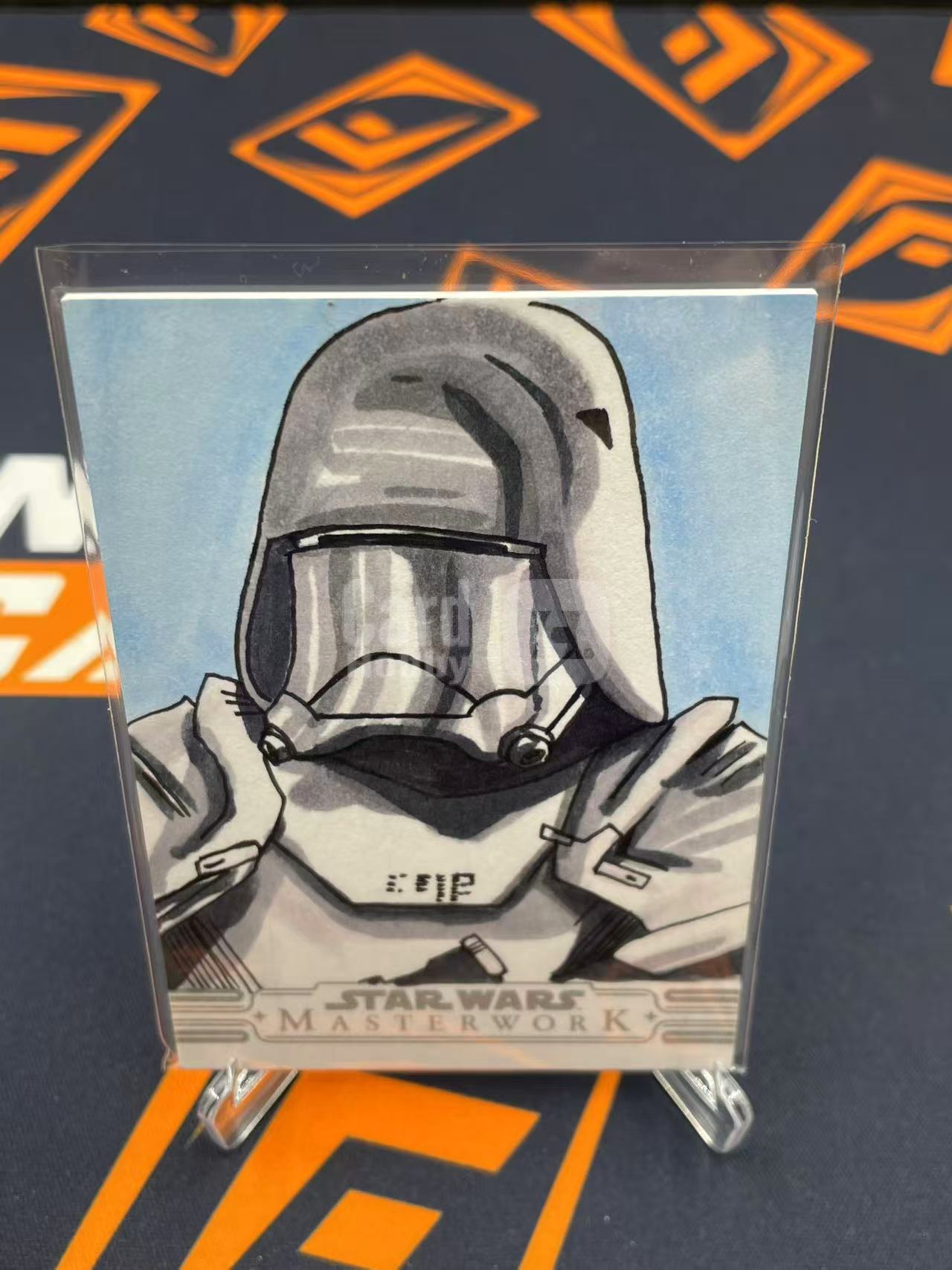 2026 Star Wars Topps 星球大战 Masterwork 大师杰作 手绘卡 Sketch 【缇缇代拍】 1/1编 暴风兵 Stormtrooper 画师 Jaime Lopez 天空城