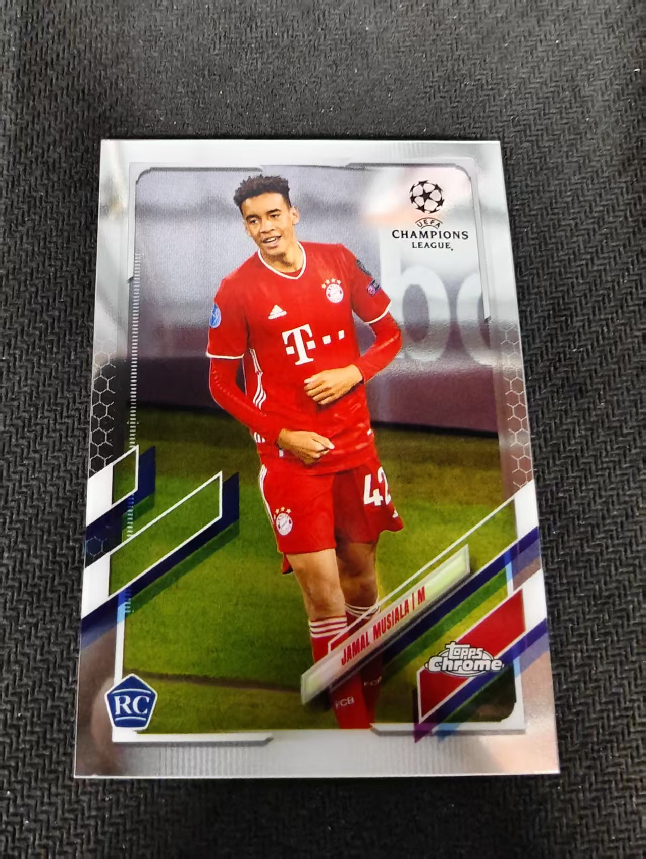 【可合并,不累计】2021 Topps Chrome Jamal Musiala RC 新秀 拜仁 穆夏拉 欧冠 不保卡品 介意勿拍 @81
