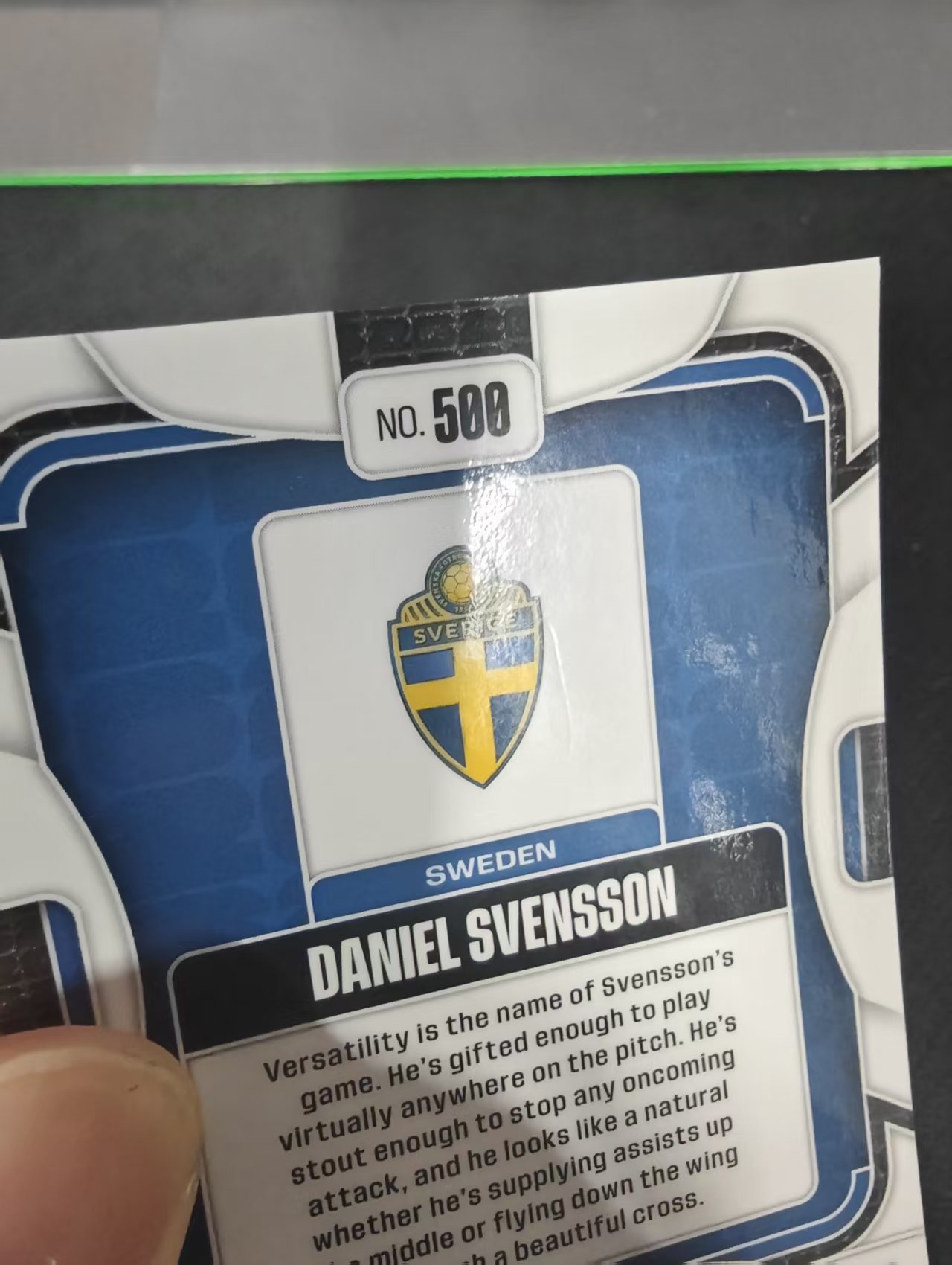 2026 Panini World Cup Prizm Daniel Svensson RC 丹尼尔 斯文松 多特蒙德 瑞典 新秀 PZ世界杯 划痕 边角瑕疵#500