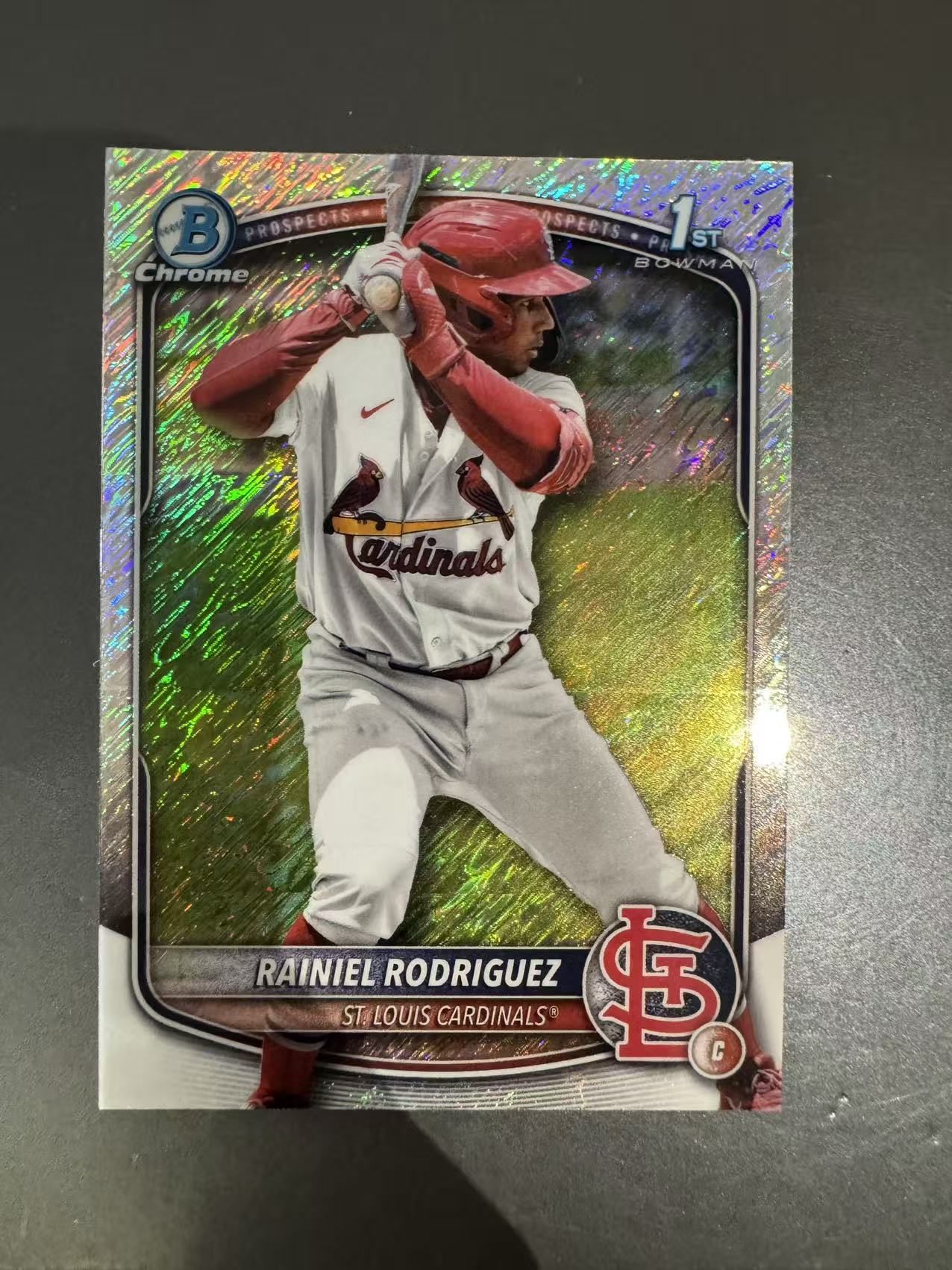 2025 Topps Bowman Chrome Rainiel Rodriguez 圣路易斯红雀 农场 1st 雷尼尔 罗德里格斯 Shimmer折 卡品如图 凑套收藏