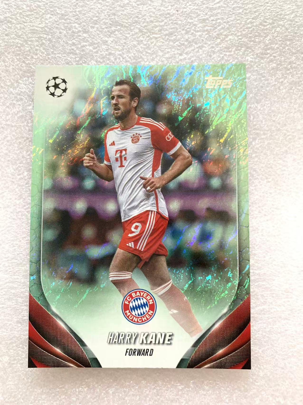 2024 Topps 腕龙桐哥 Topps Ucc 欧冠 碧玉 凯恩 拜仁慕尼黑 碧玉折 折射 Harry Kane 卡品如图 收藏必备
