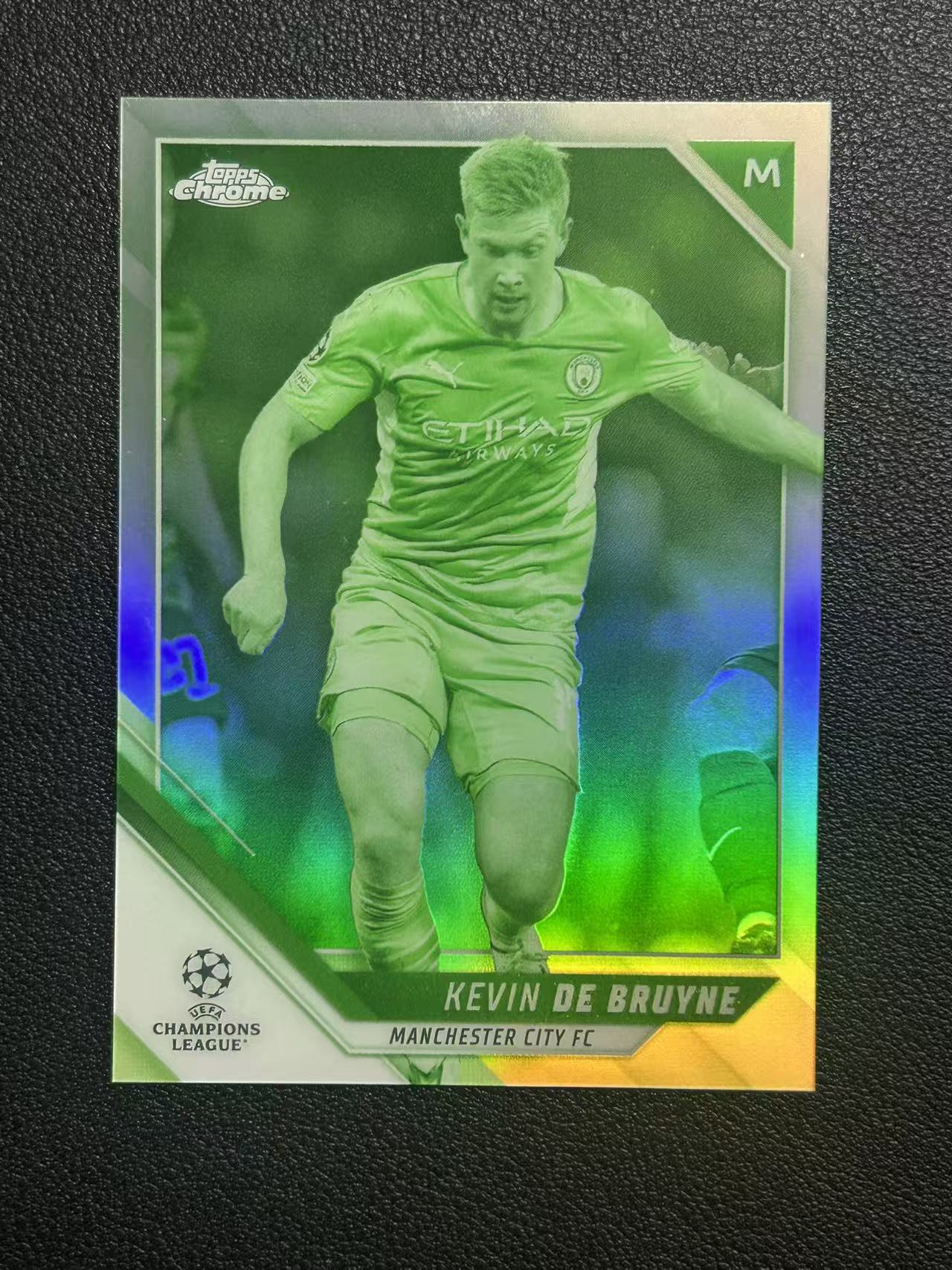 2022 Topps Chrome Kevin De Bruyne 凯文 德布劳内 折射 欧冠 曼城 225编 卡品如图 【隆冬强】