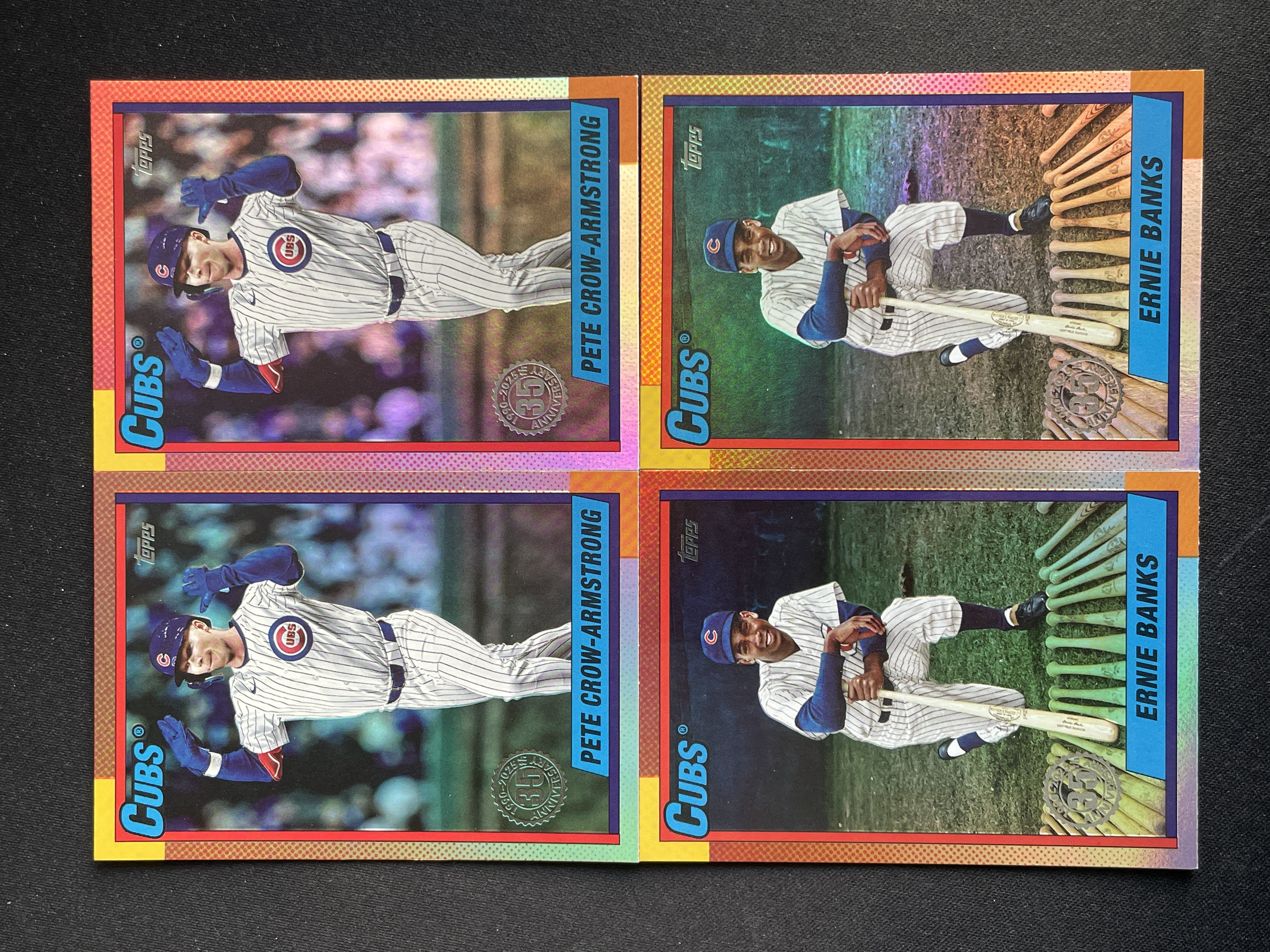 【南昌NOVA】2025 Topps MLB 棒球 小熊 阿姆斯特朗 班克斯 折射 35Th 复古 特卡 打包 Z18bobo