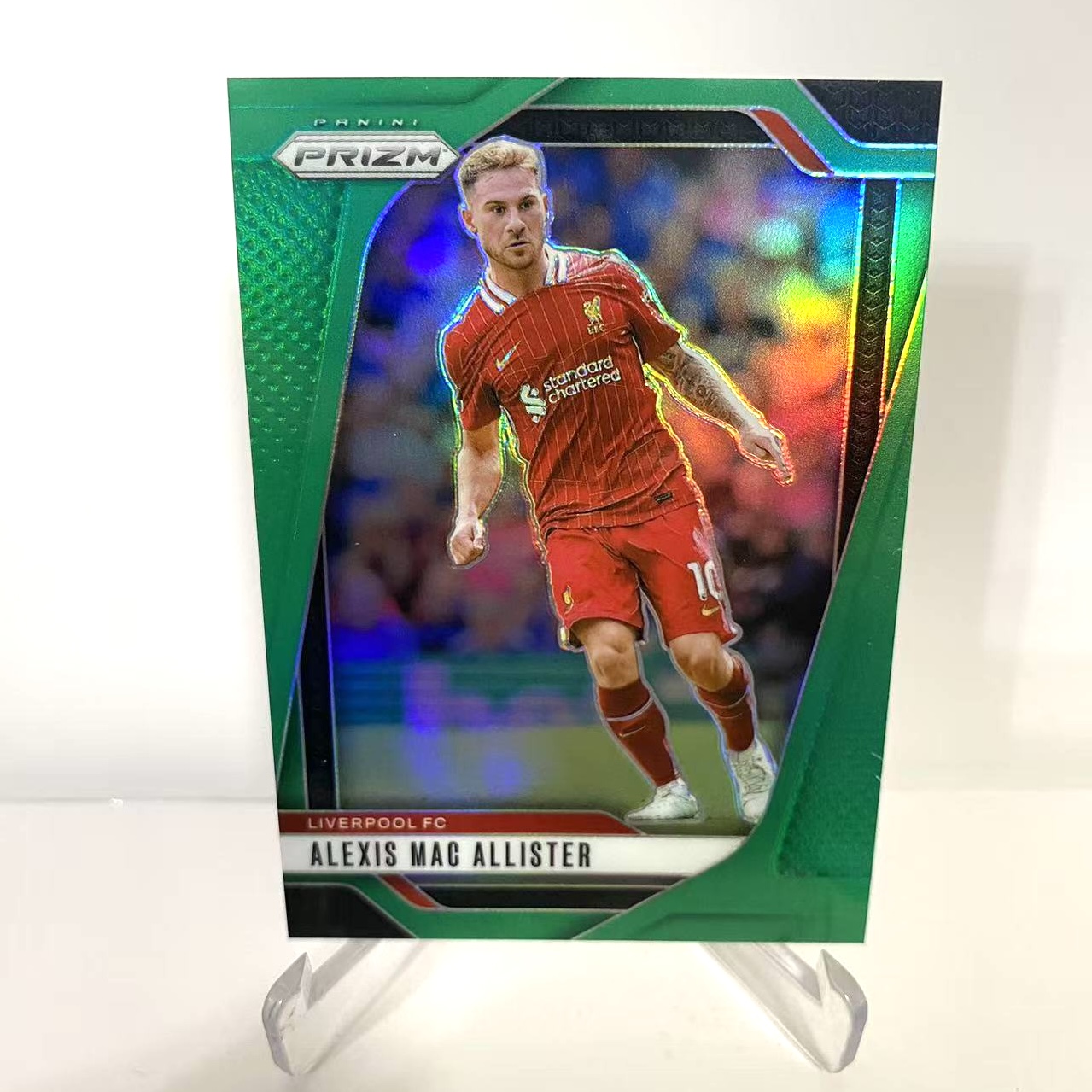 2024-25 Panini Prizm Alexsi Mac Allister 【东明】英超pz 利物浦 麦卡利斯特 3/5编 正绿折 稀有超低编 阿根廷冠军中场 布莱顿 卡品精美 收藏凑套