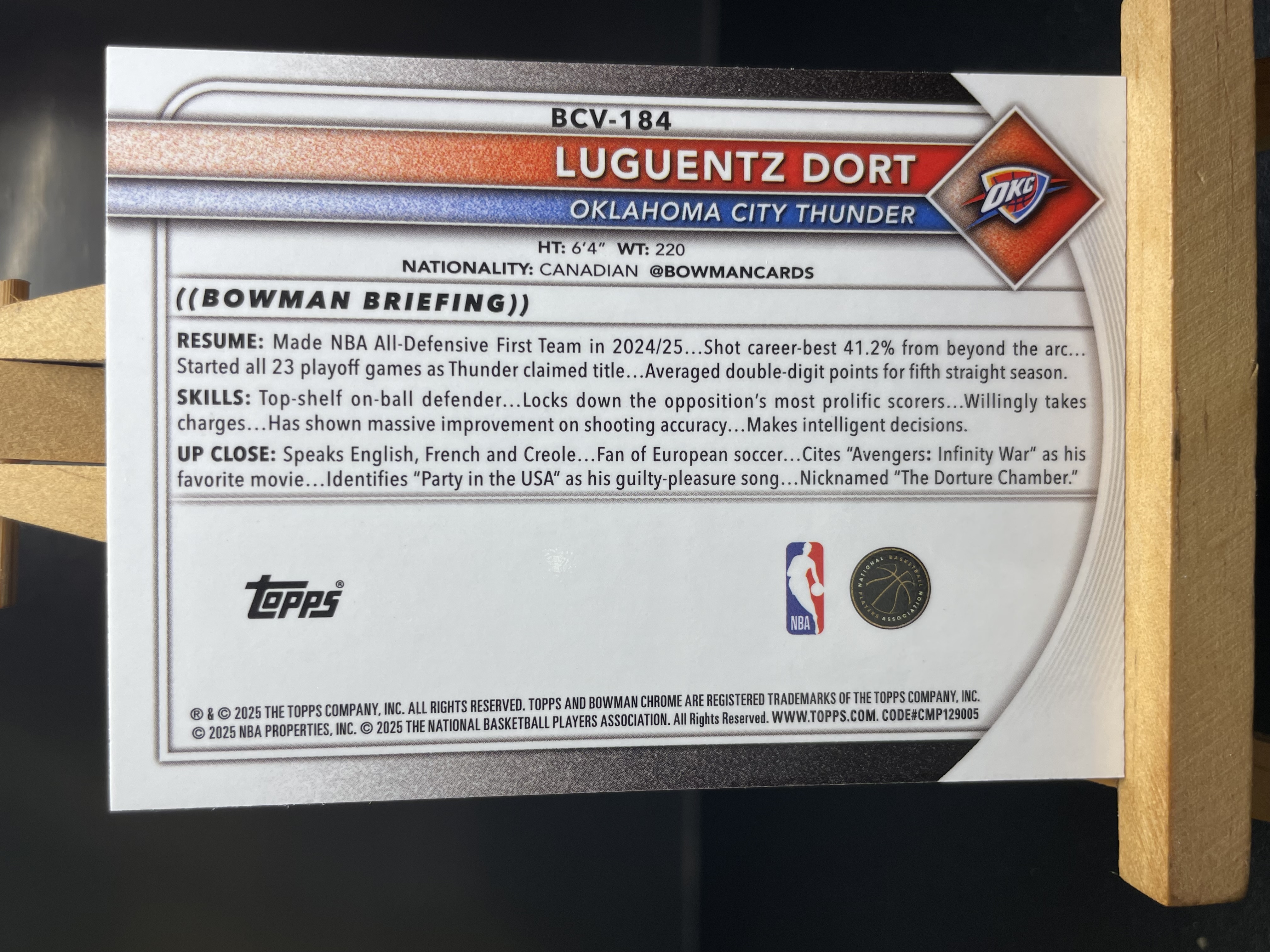 (A7) 2025 TOPPS 棕 蛇纹折 吕冈茨 多尔特 雷霆 近期大热球星 收藏凑套必备 卡品如图 !!!