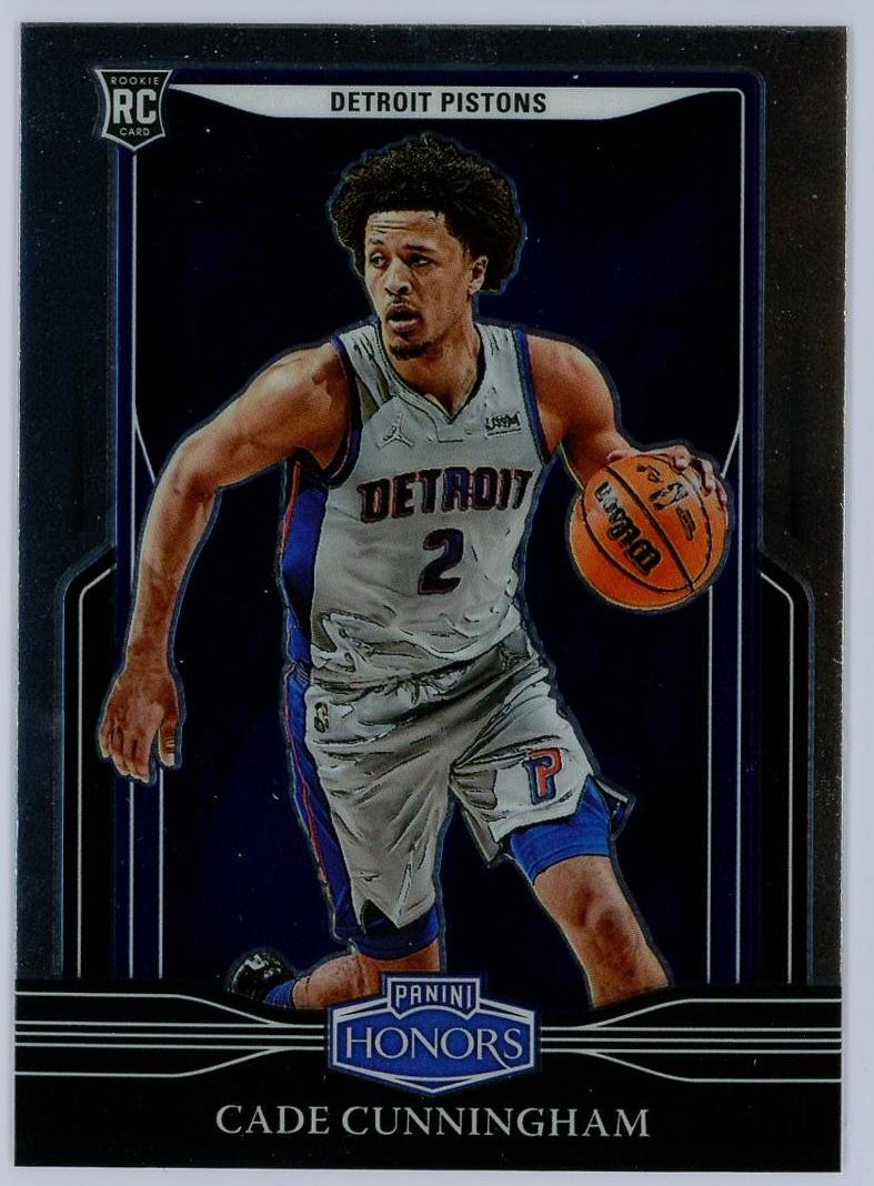 2021-22 Panini Chronicles Cade Cunningham RC 凯德坎宁安 新秀 编年史 Honors 特卡 活塞 CC 康宁汉姆 卡品如图 0KM4/11.9