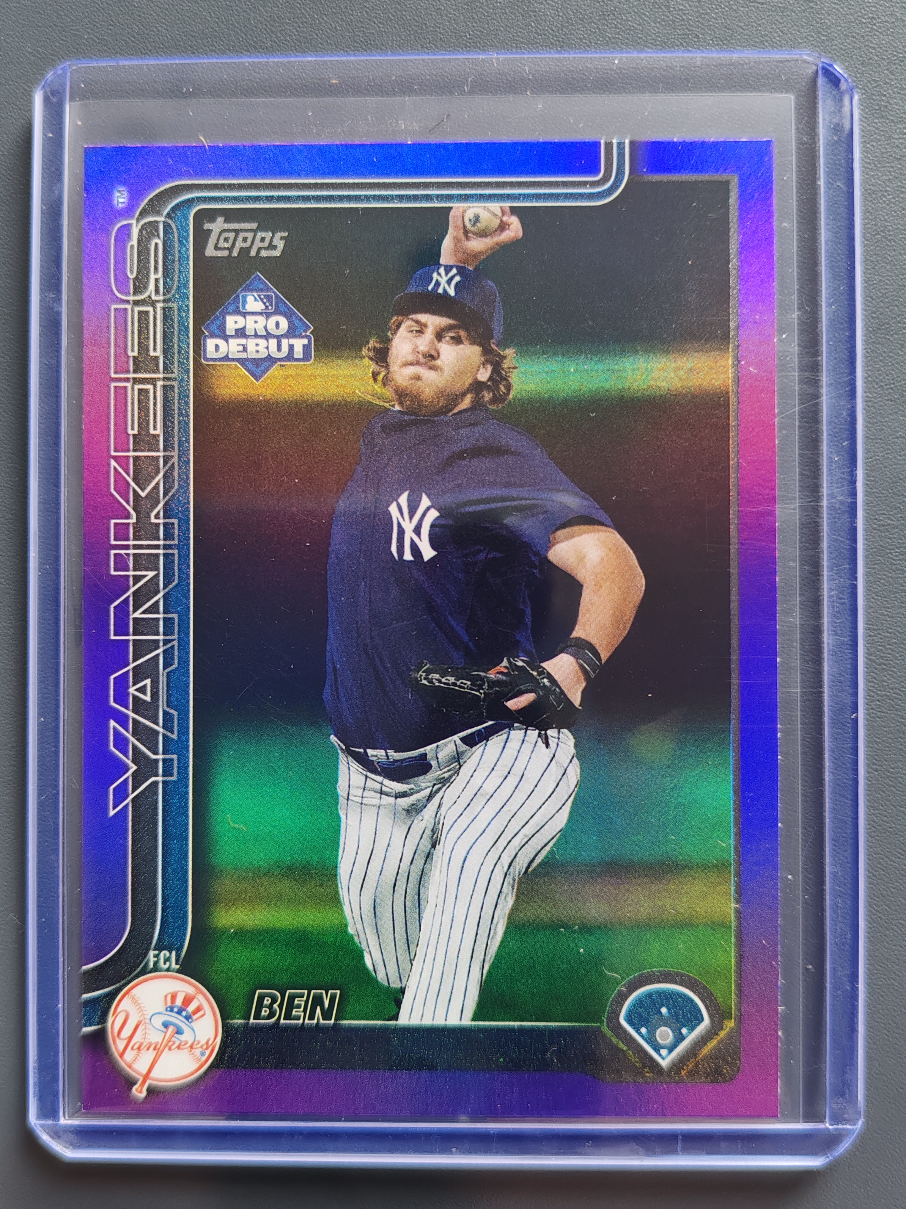 2025 Topps Pro Debut Ben Hess 299编!紫折!【9527】
