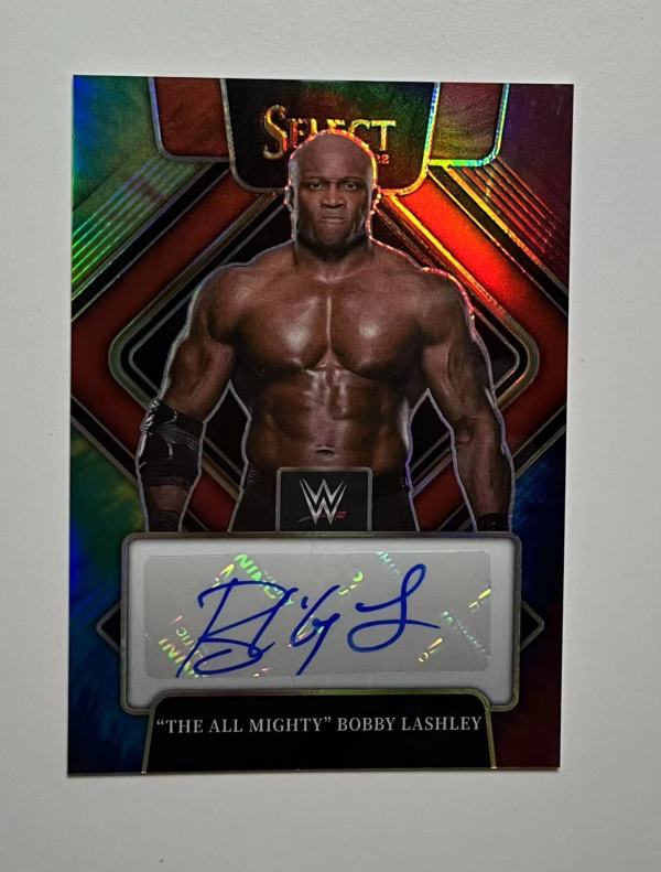 2022 Panini select The All Mighty Bobby Lashley WWE 全能王 鲍比 莱斯利 扎染 签字 08