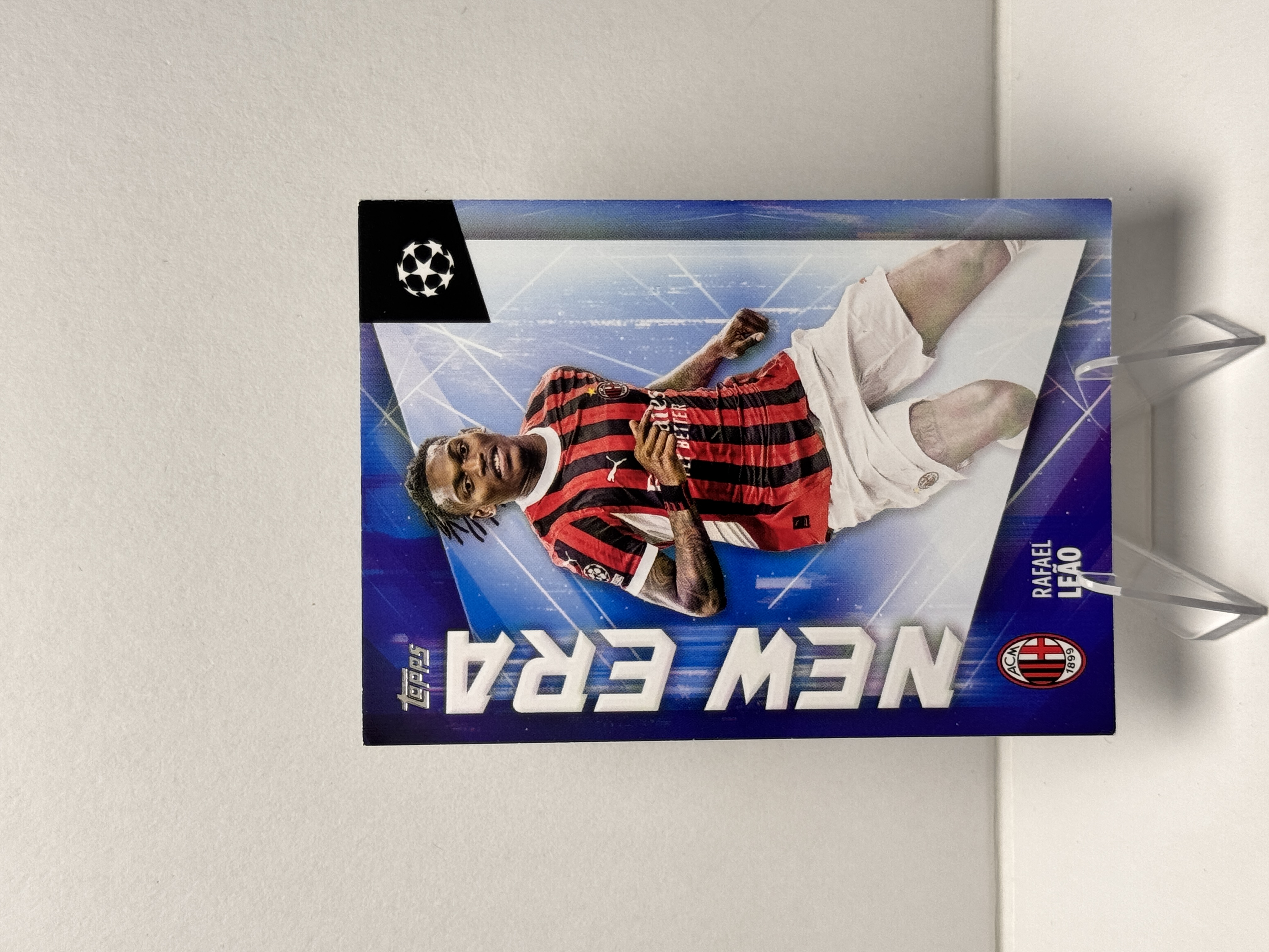 2025 Topps UCC Rafael Leao 欧冠 AC米兰 拉斐尔 莱奥 NEW ERA  新时代特卡 凑套 实卡精美 收藏必备 卡品如图 【星爷代拍】